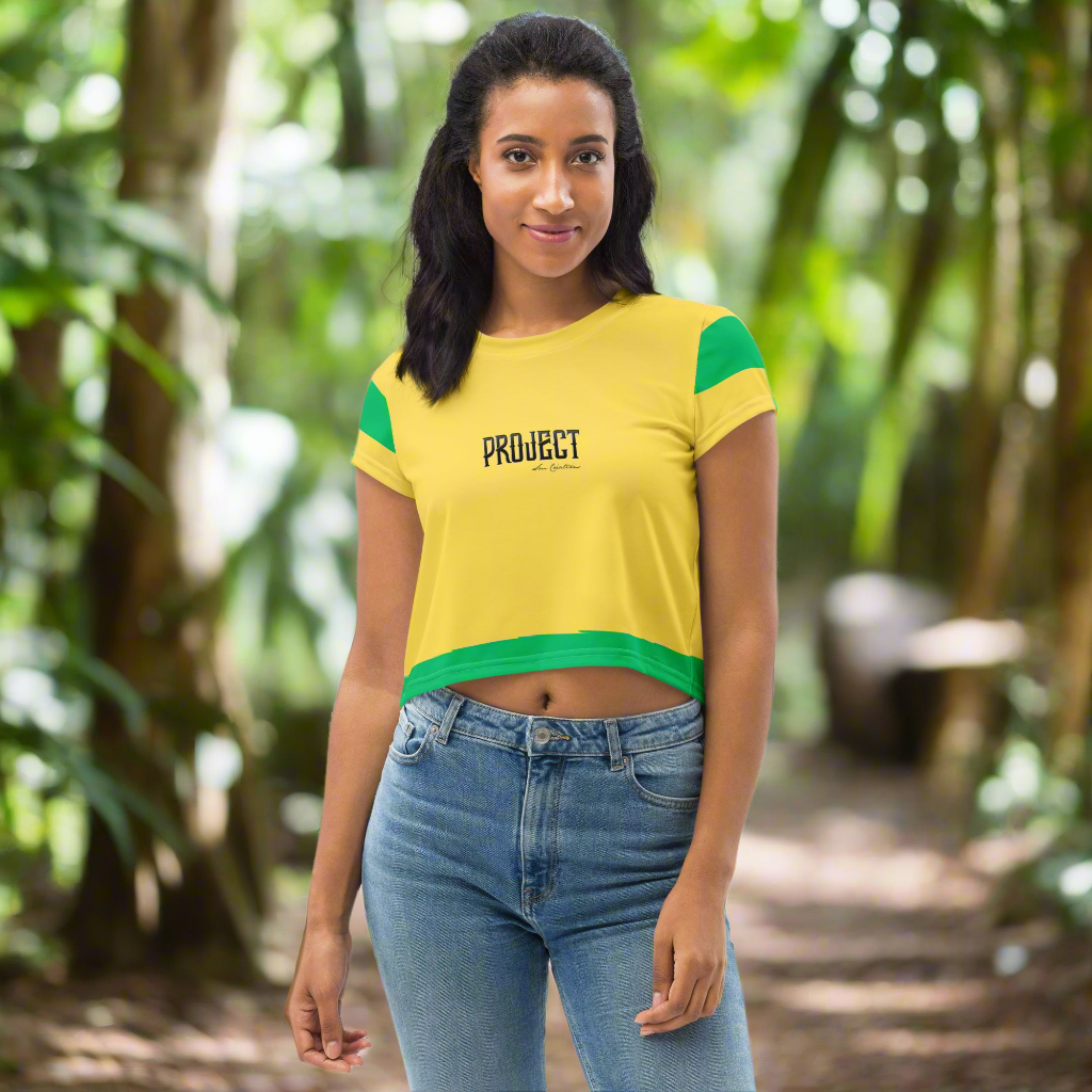 T-shirt Crop-Top imprimé ''Project'' Summer 2025