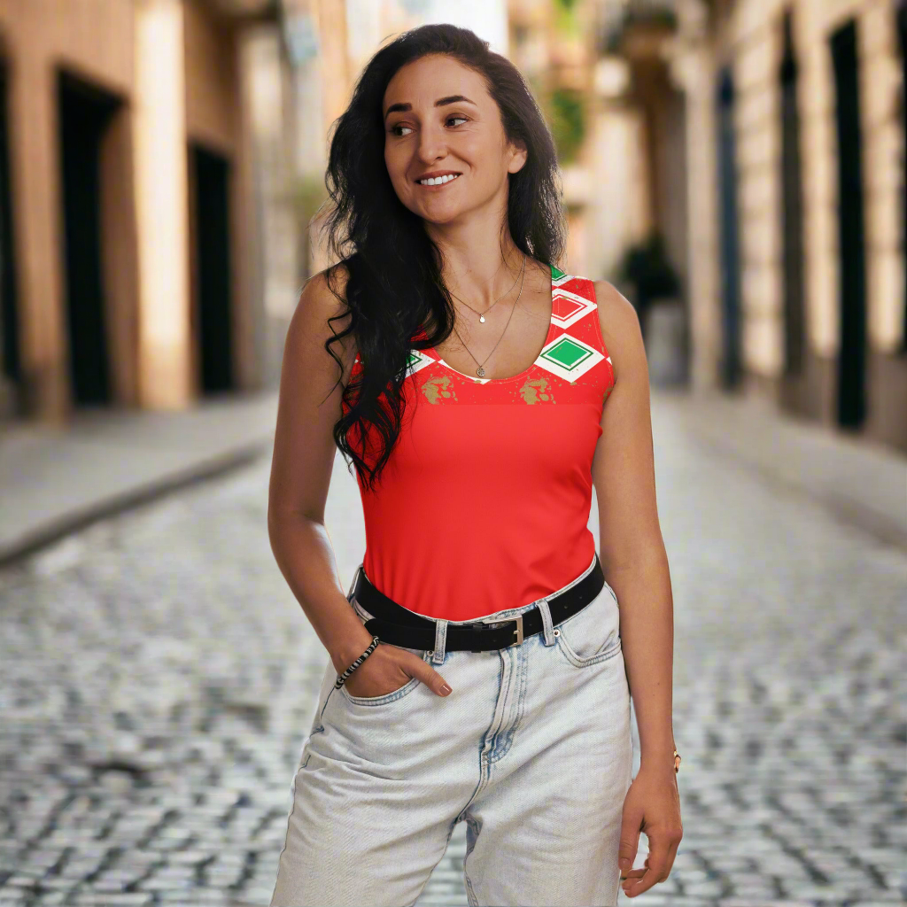 Débardeur Coupé et Cousu par Sublimation ''Losanges en block'' 2025 Classical