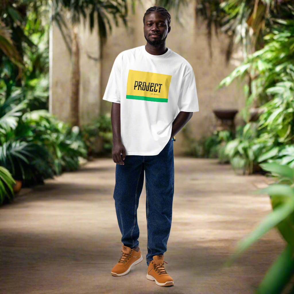 T-shirt lourd oversized 100% Cotton ''Project'' Summer 2025