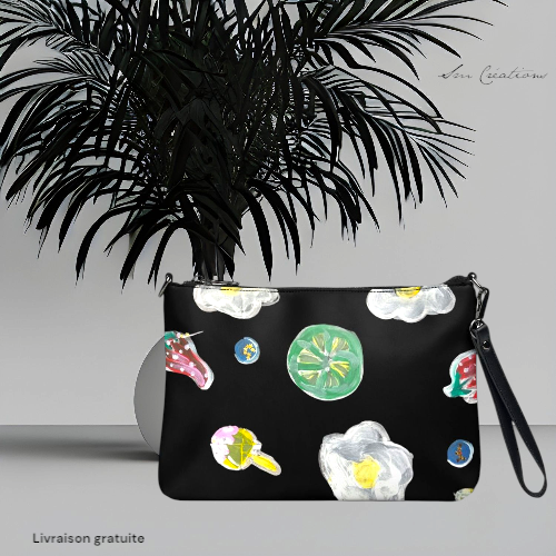 Sac en bandoulière ''Black Fruit'' Été 2025 Tendance Natural Afropolitaine