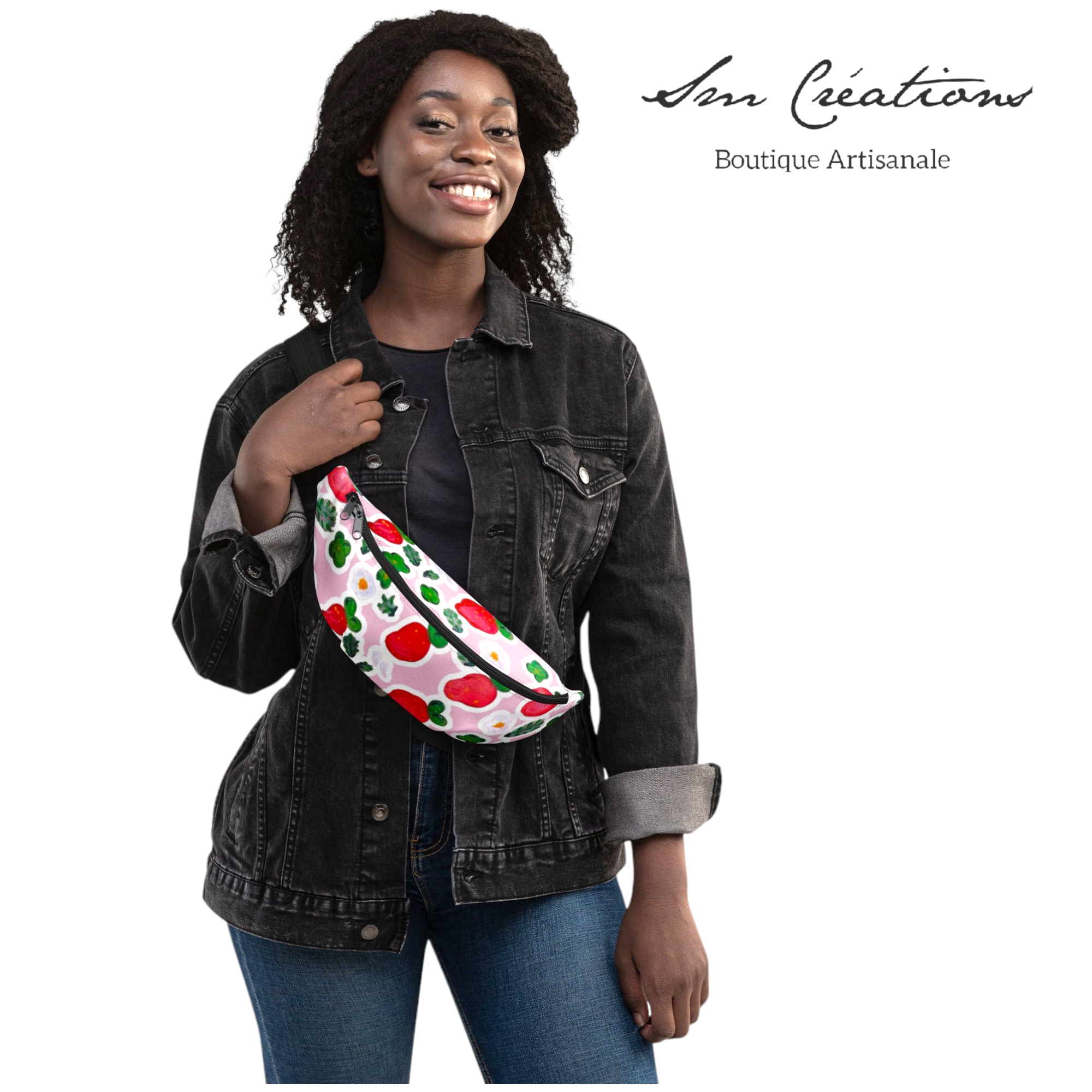 Sacoche de type ceinture à zip "Douceur de printemps" Sm Creations - Spring/ Summer 2025