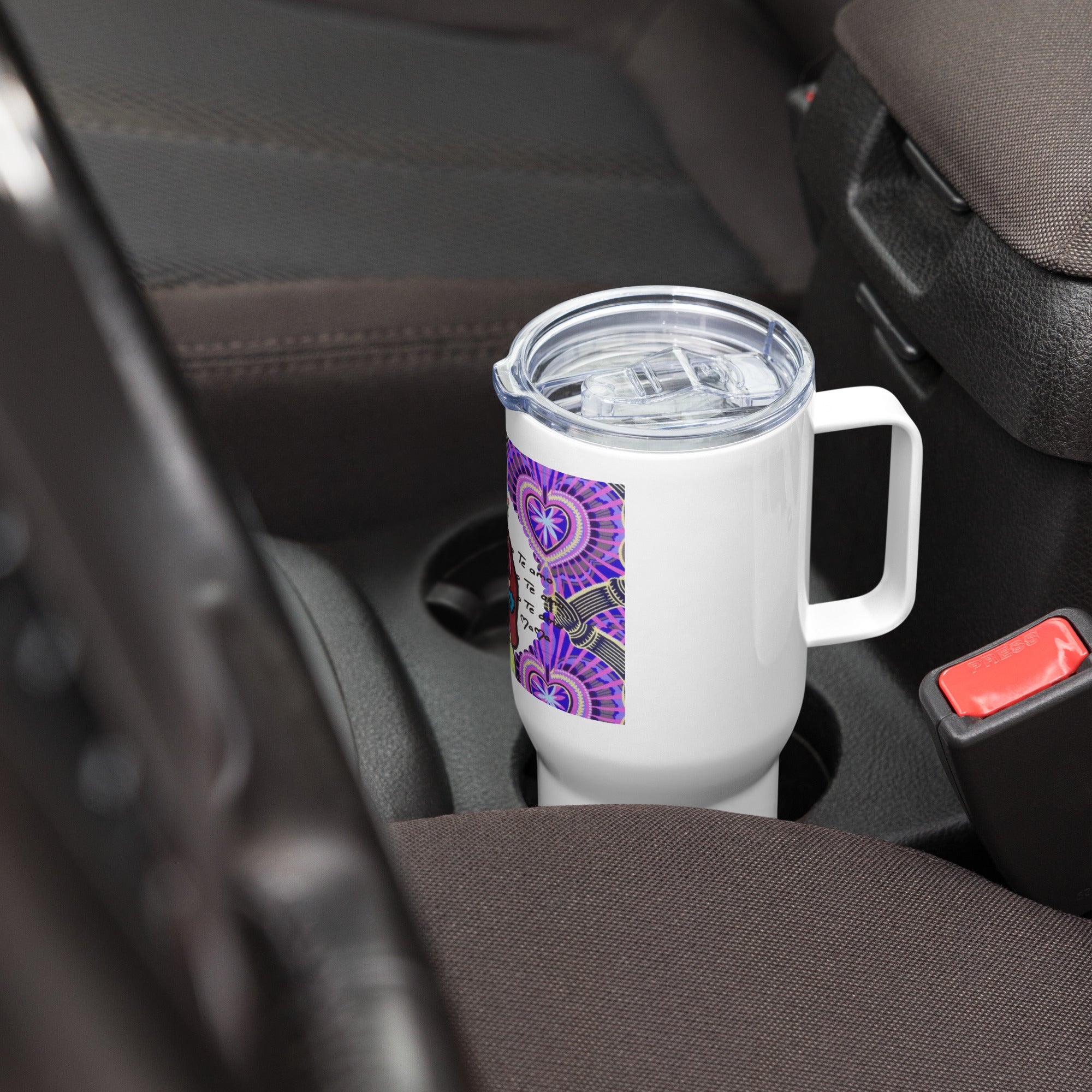 Mug Grande Taille 25oz avec anse Idees Cadeaux "Doux Message" Design Personnage "Petite Mama"2025