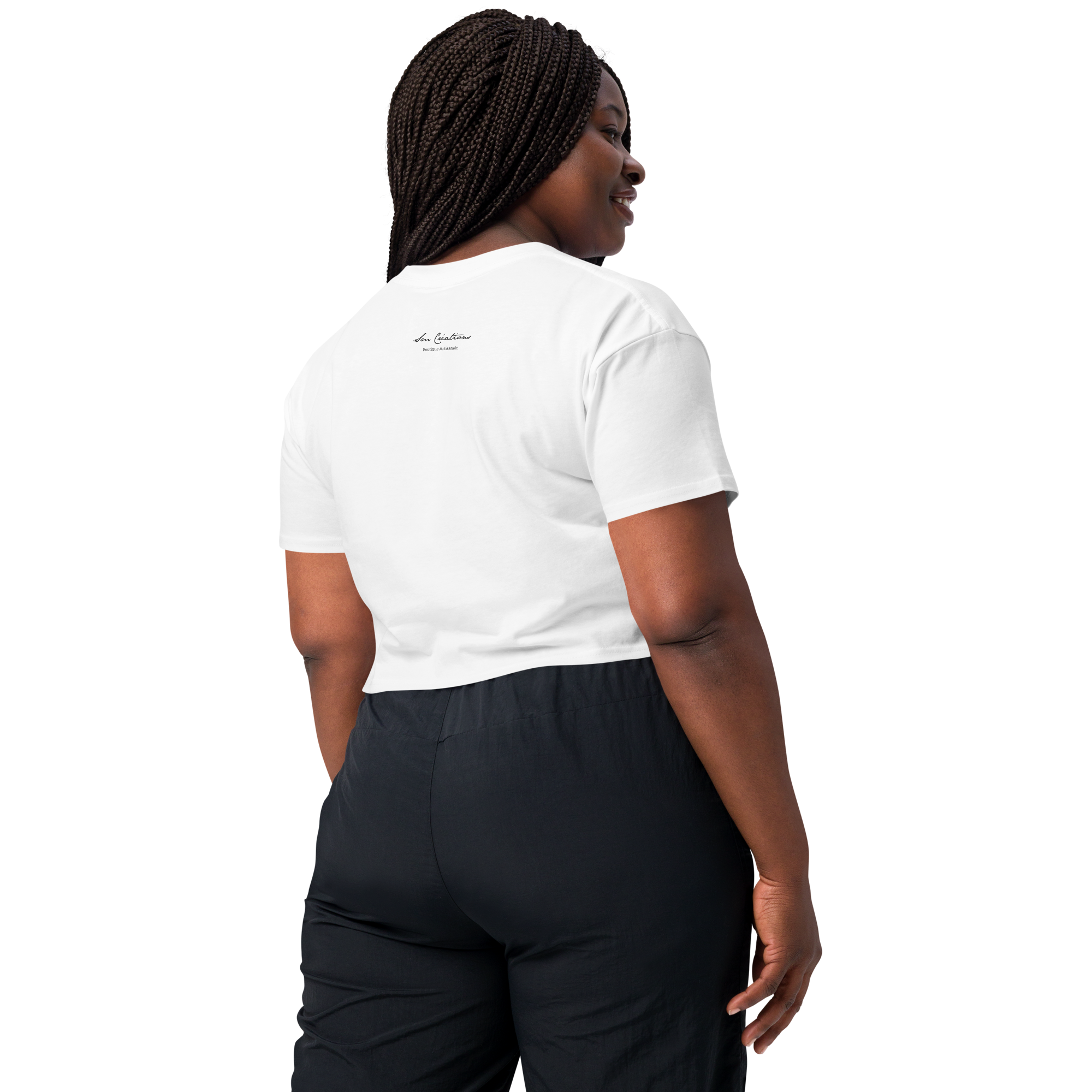 Crop top pour femme "I'm in love Strawberry" Edition limitée Design - Sm Creations 2025