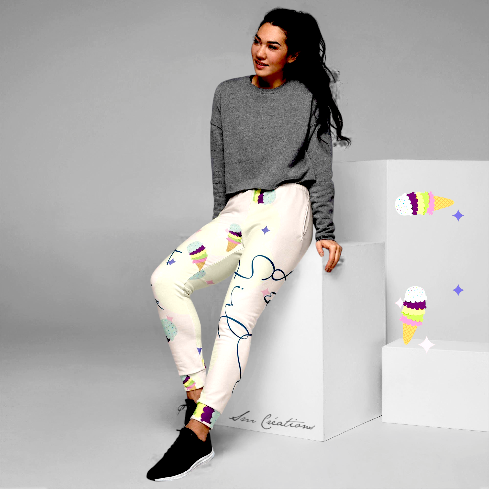 Pantalon de Jogging Matière recyclée pour Femme ''Sweetie Girl'' Summer 2025