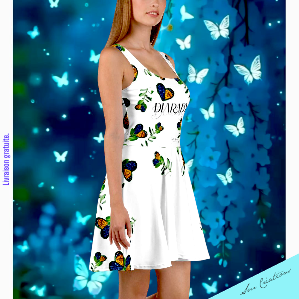 Robe Patineuse à '' Diaraby'' Printemps Été 2025