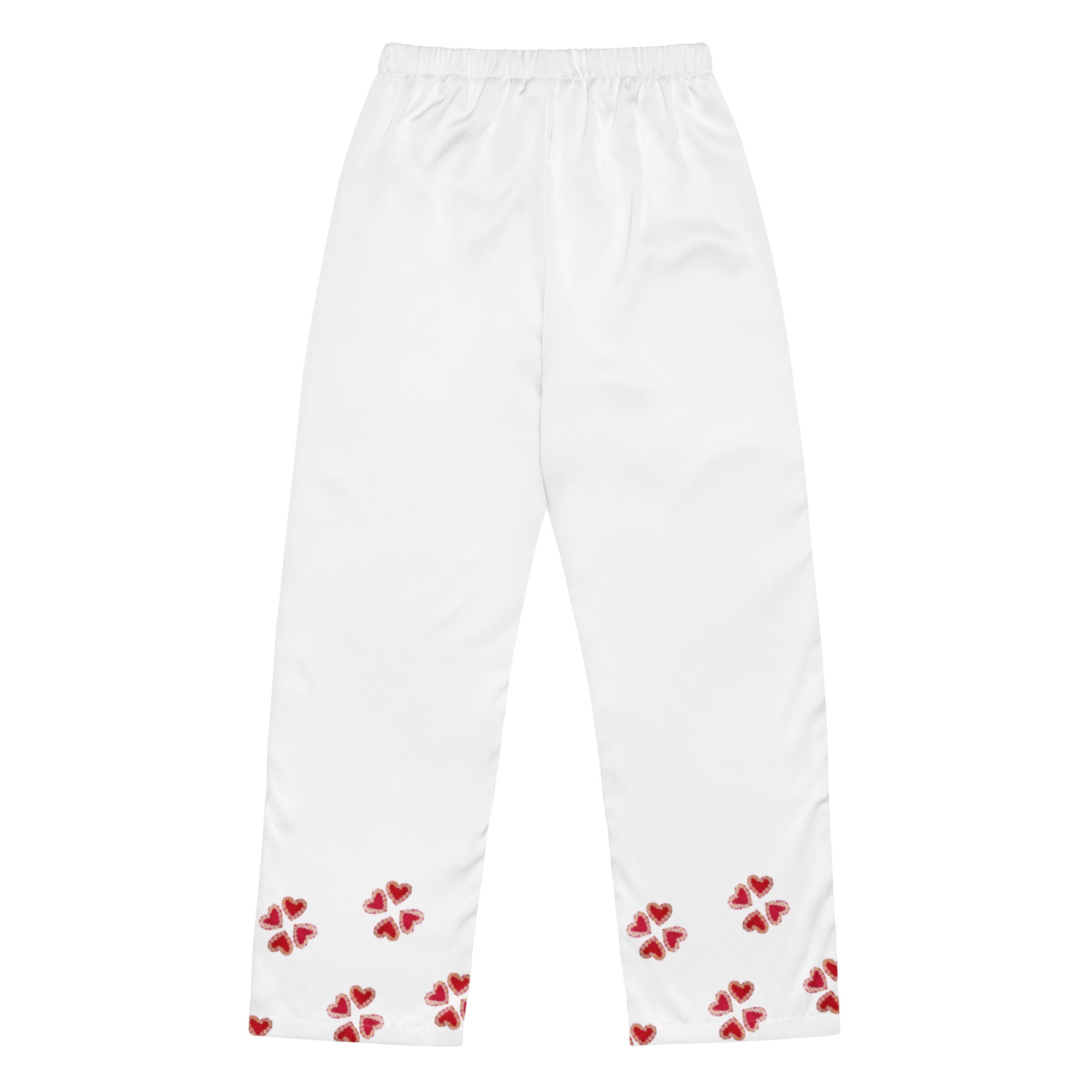 Pantalon de pyjama pour femme "Fleur en cœur" Spring Summer - Intemporel