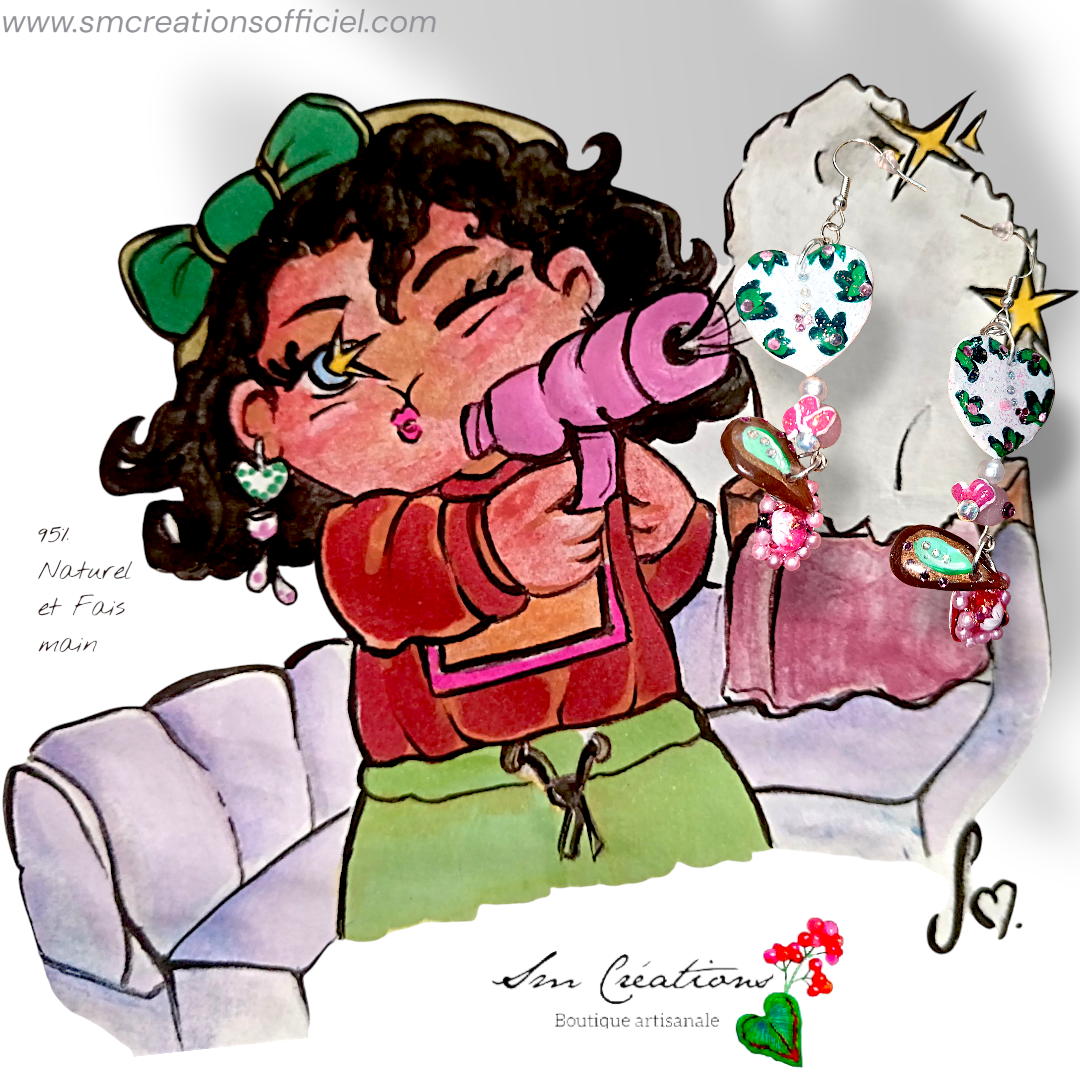 Boucle d'oreille Arte ''Célestine'' | 95% Naturel