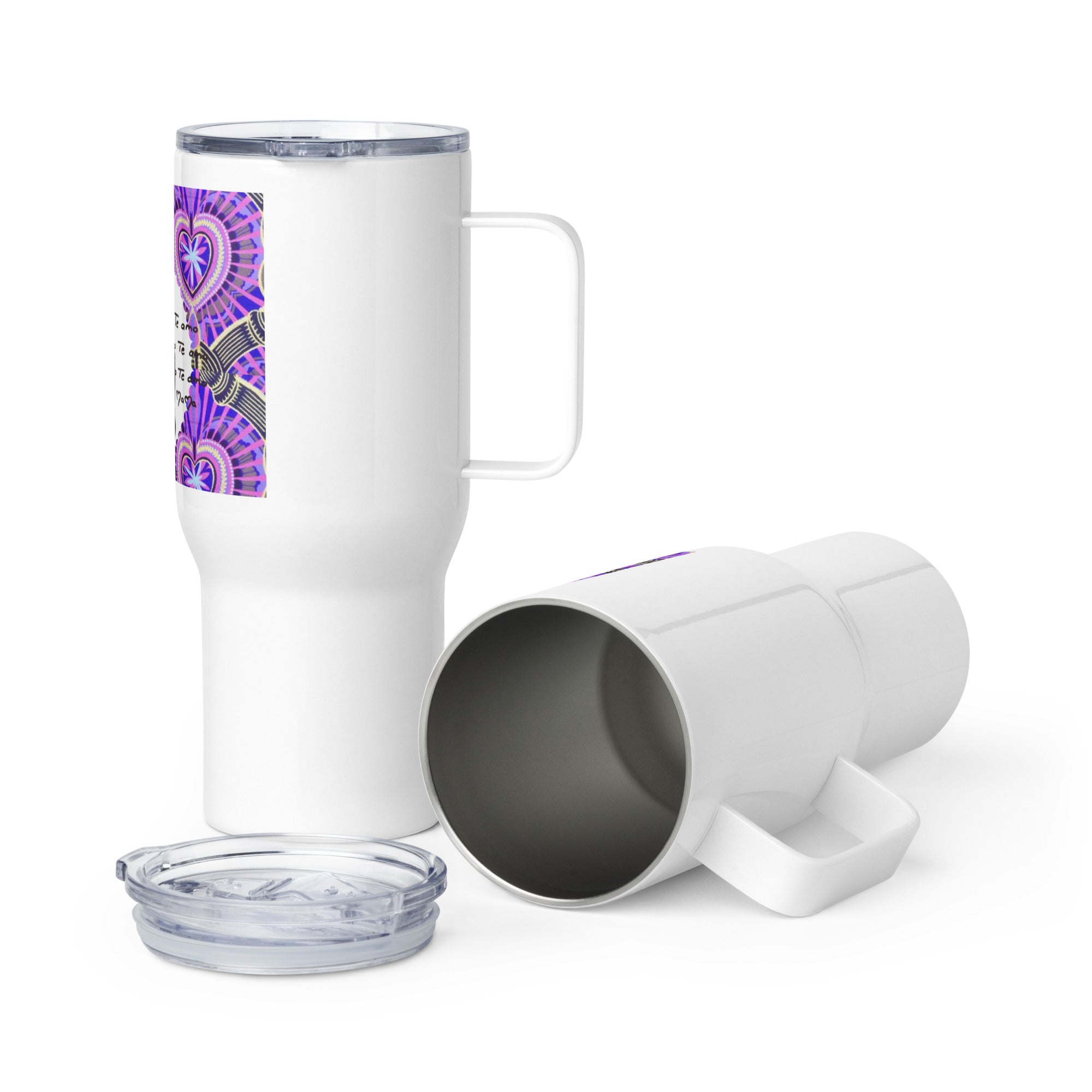 Mug Grande Taille 25oz avec anse Idees Cadeaux "Doux Message" Design Personnage "Petite Mama"2025