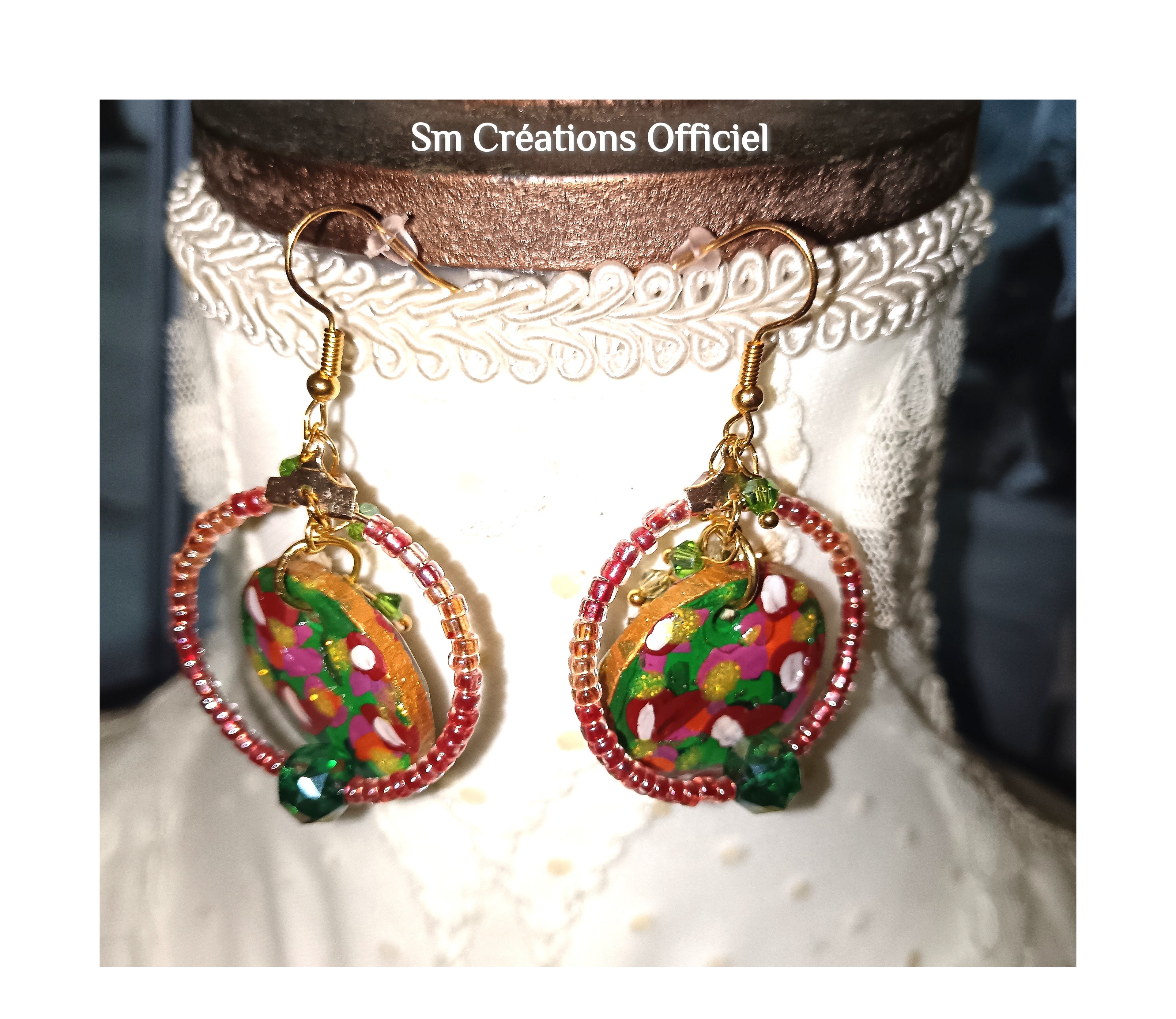 Boucle d'oreille artisanale ''Confetti'' | Edition 2025