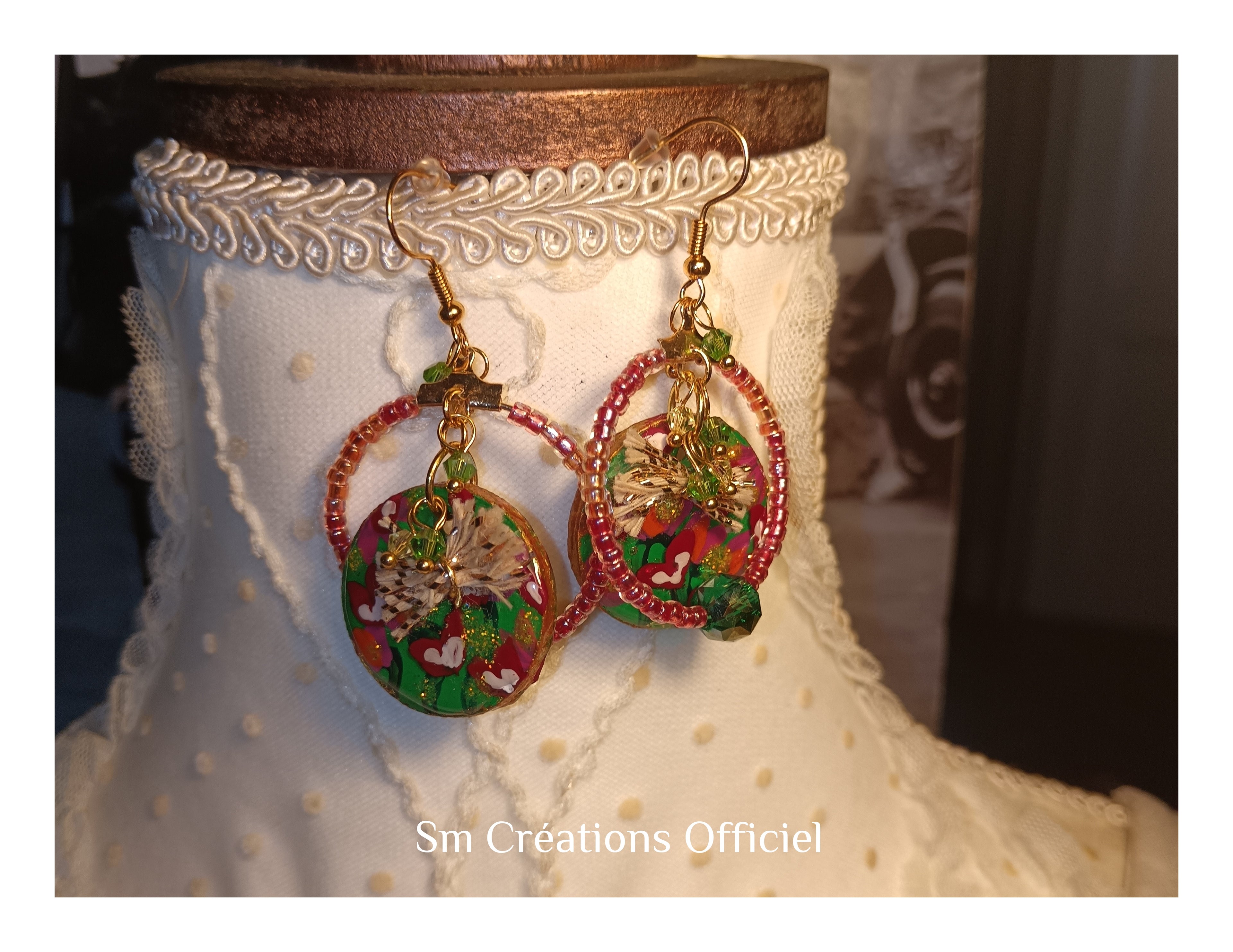 Boucle d'oreille artisanale ''Confetti'' | Edition 2025