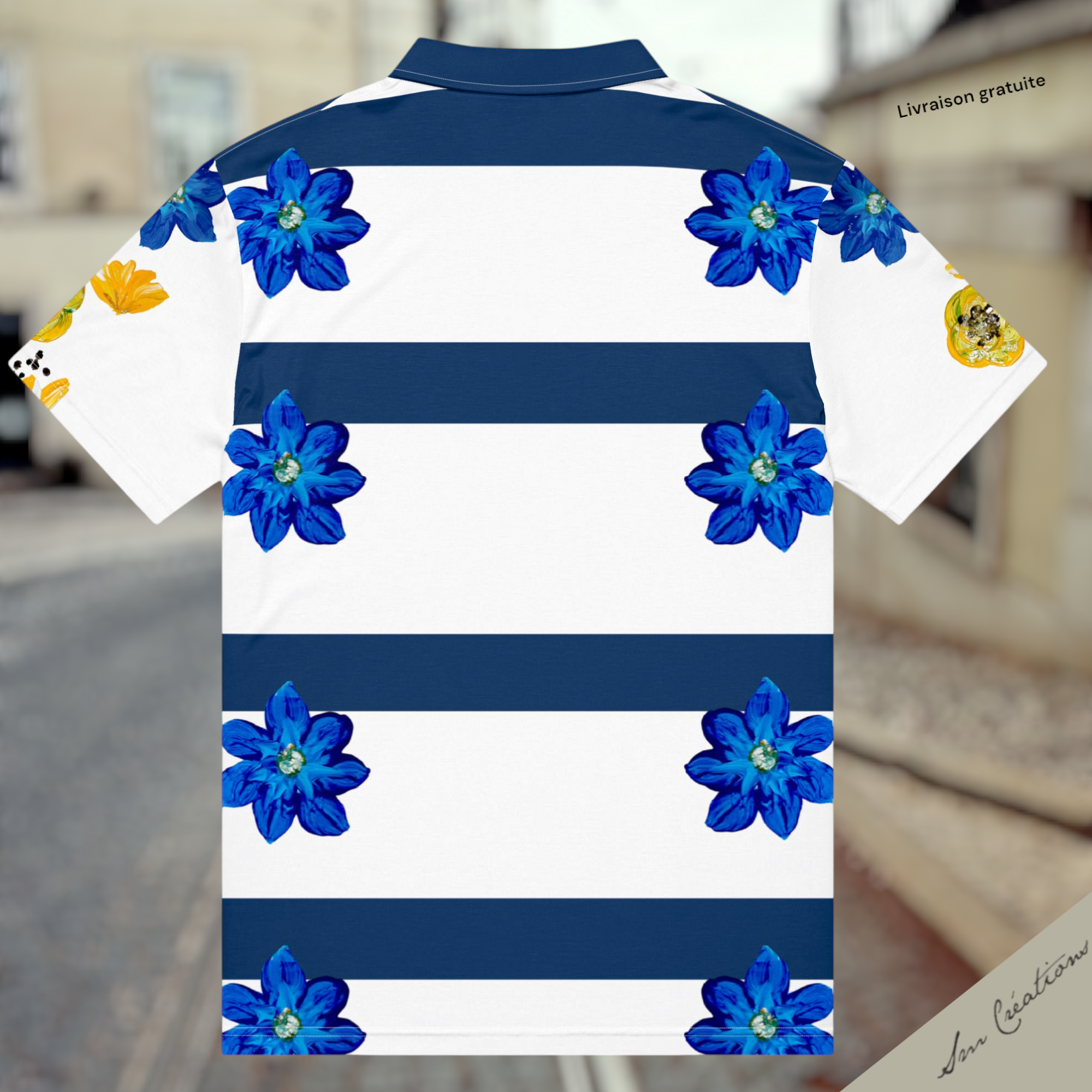 Polo cintré homme ''Fleurs d'été'' Summer 2025