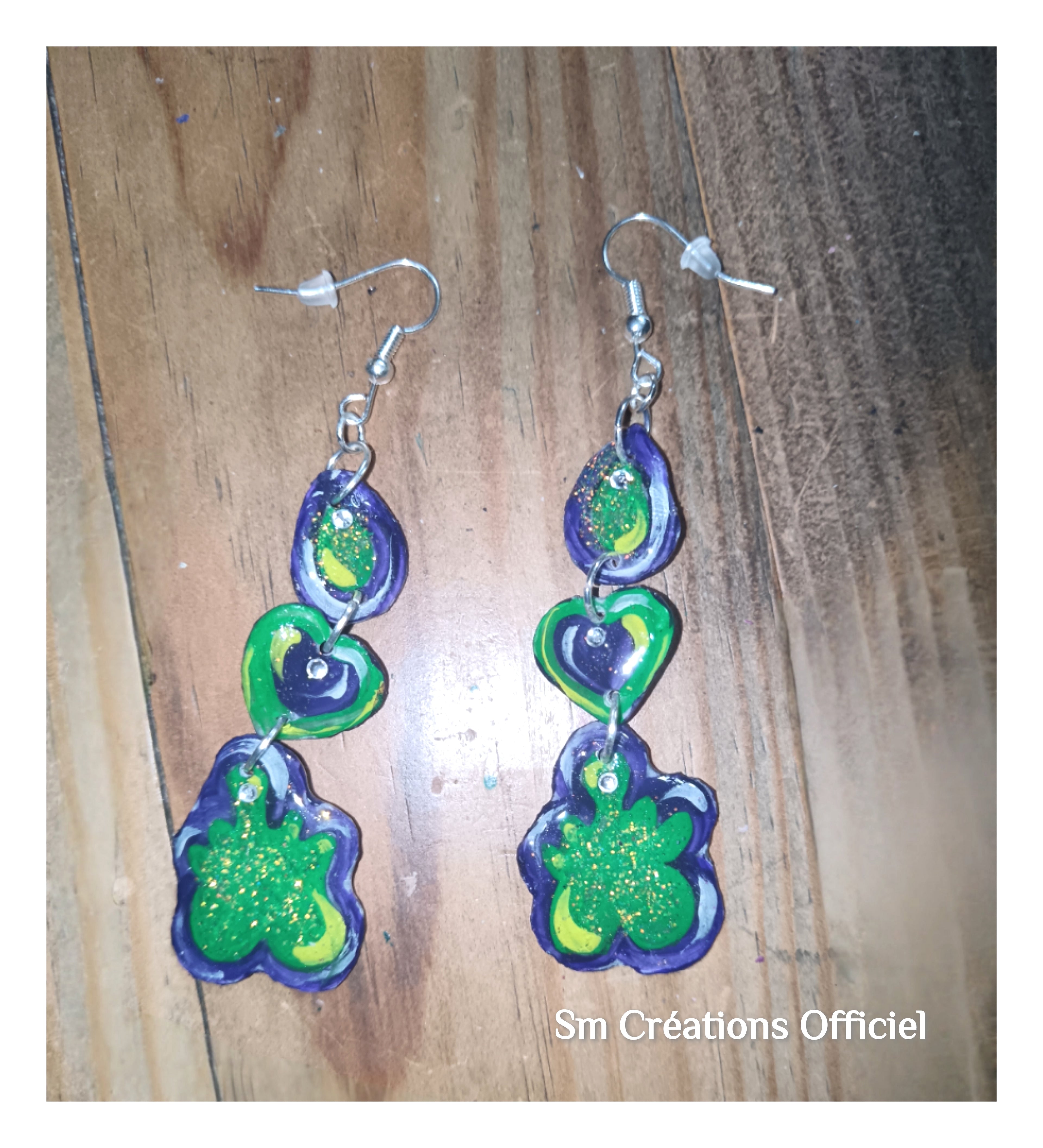 Boucle d'oreille artistique | Fin d'Octobre