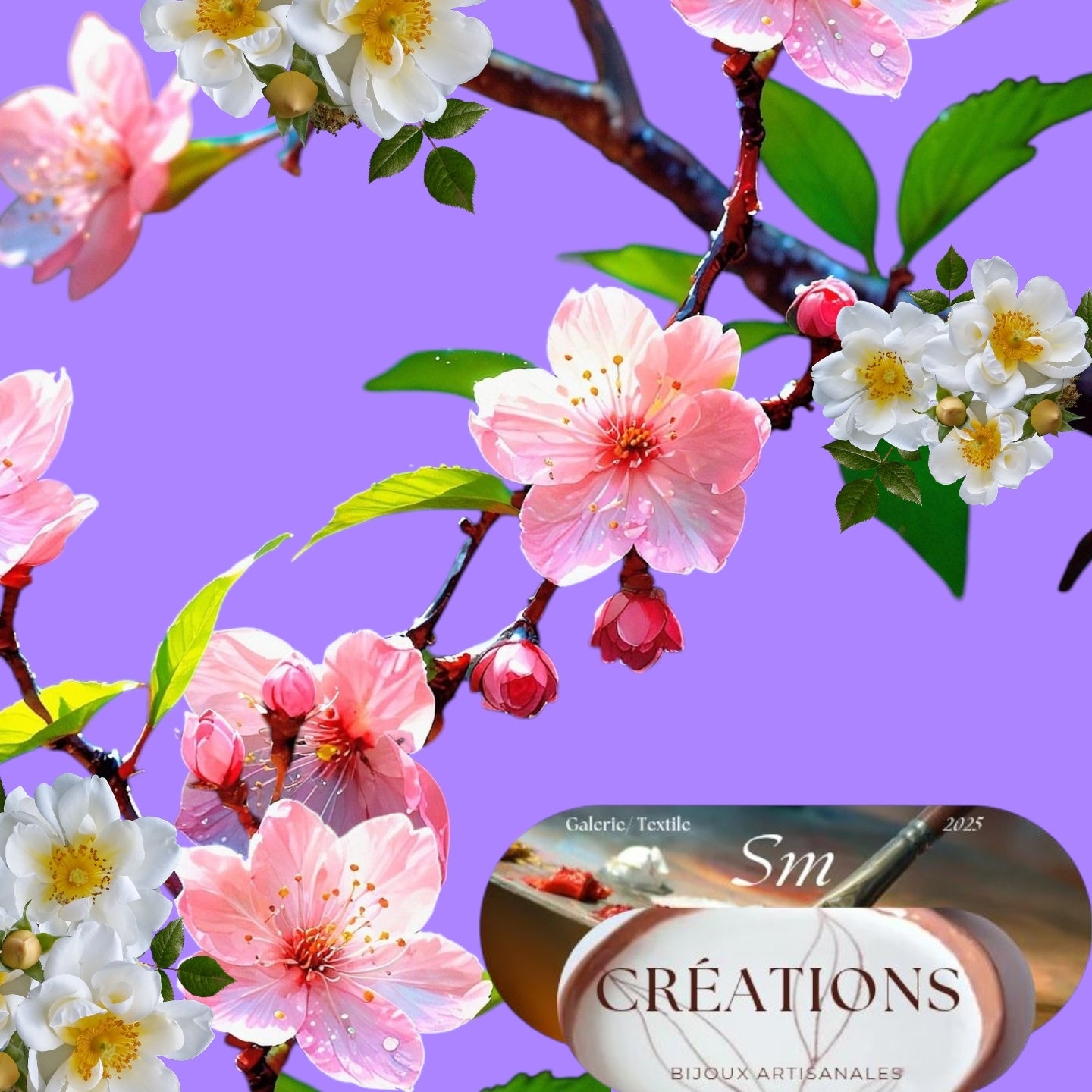 Boucle d'oreille en gomme d'arabique vernis ''Splash II" Edition 2025 ✨