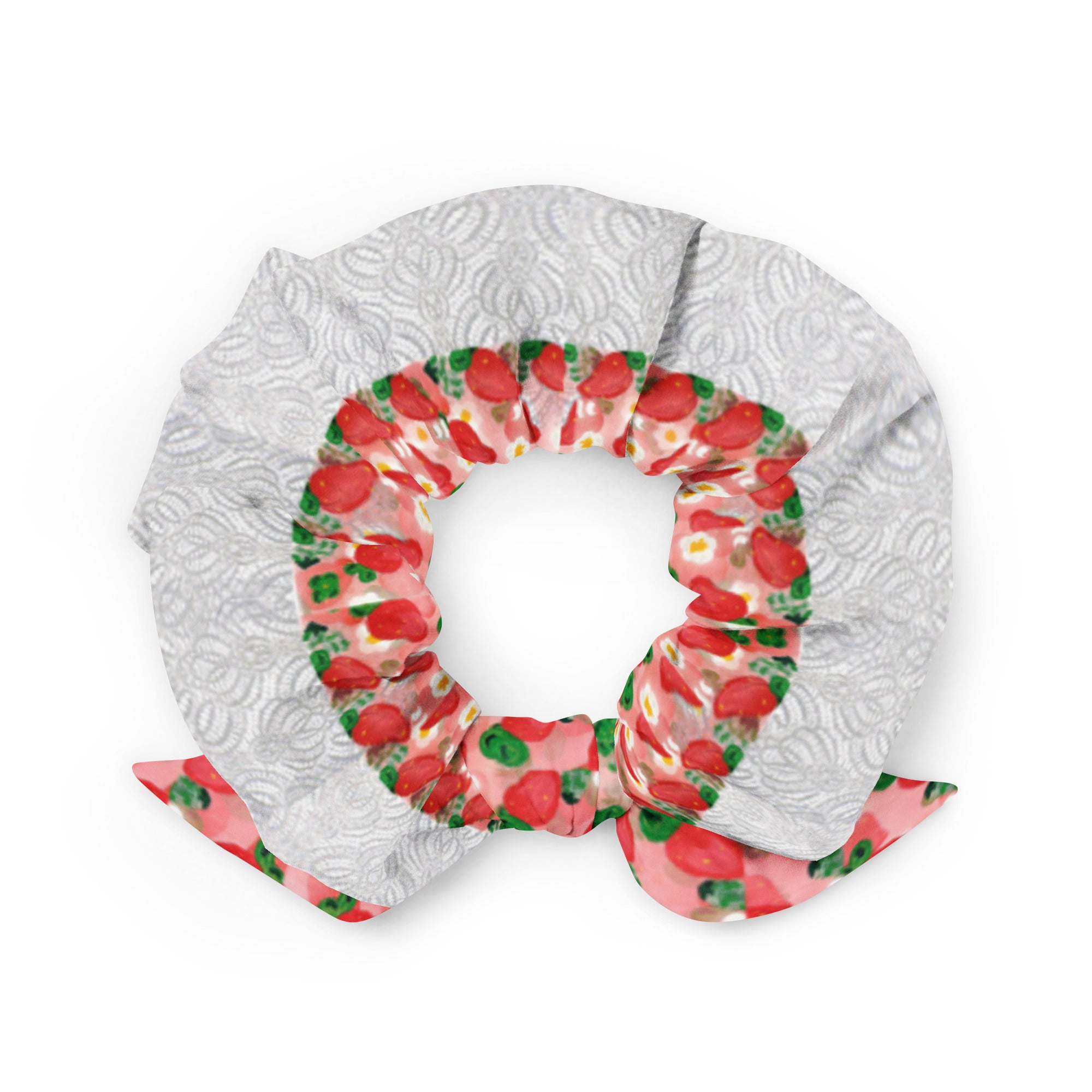 Chouchou recyclé ''Strawberry''2025 Summer Times