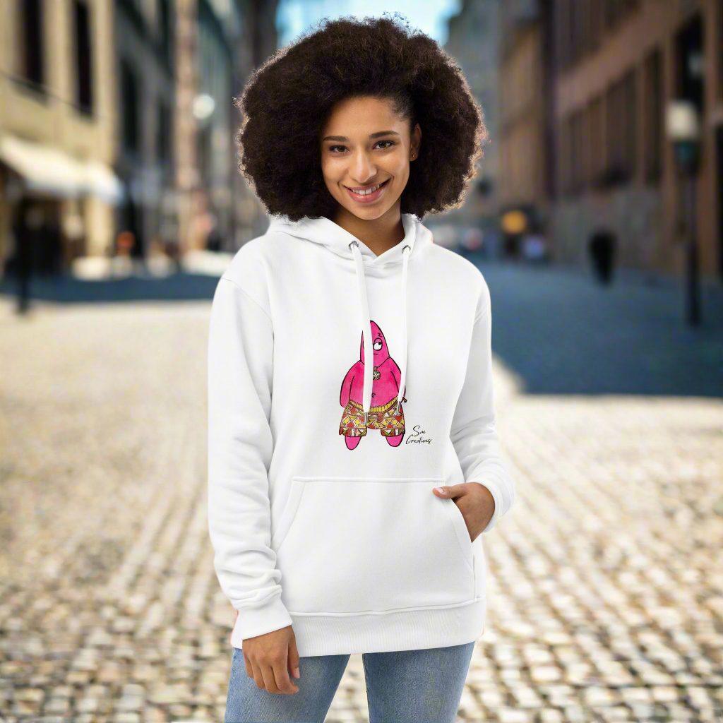 Sweat à capuche premium écologique recyclé/ coton ''Étoile de mer en wax'' Edition 2025