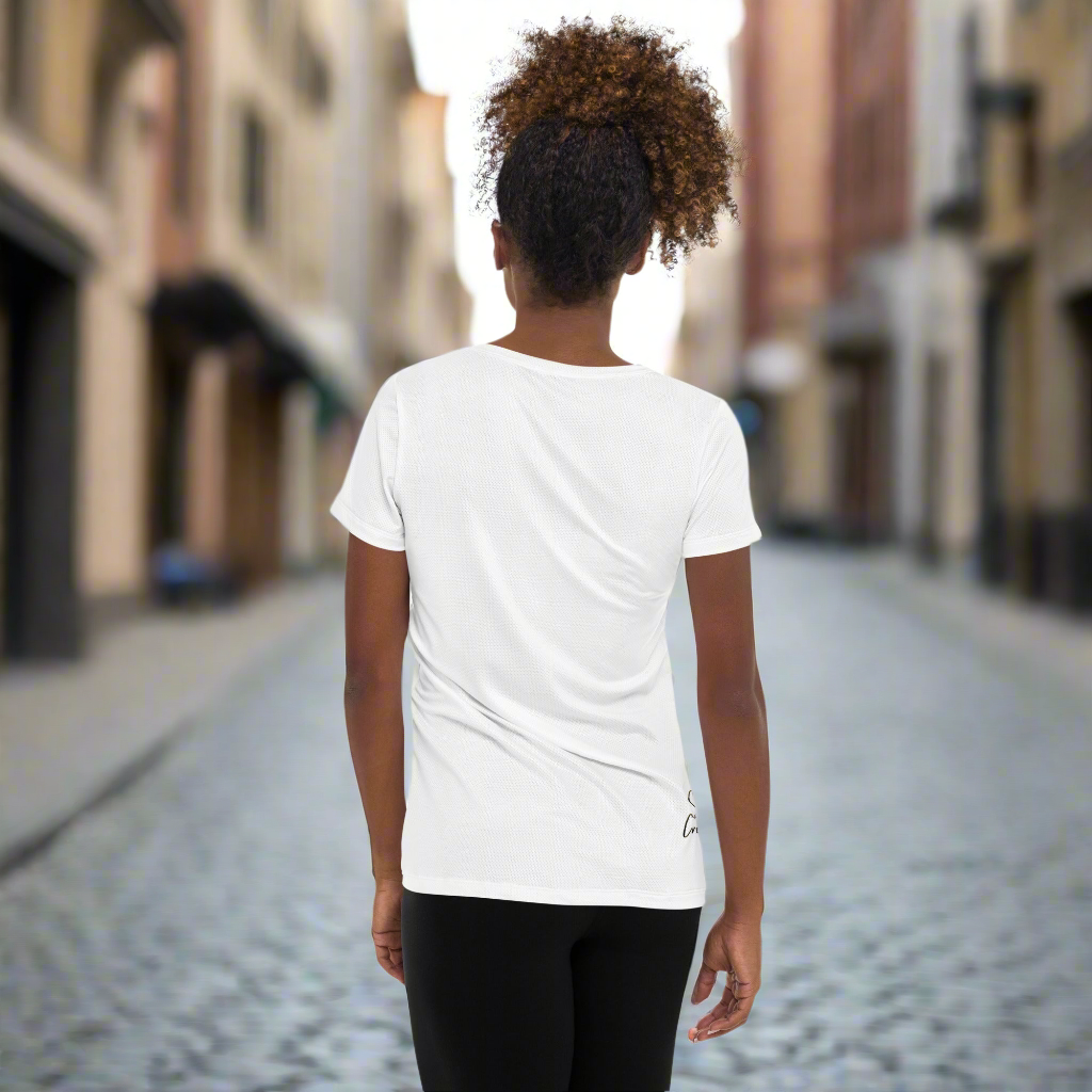 T-shirt Blanc femme Sketch - Fleurs et coquillages Été 2025