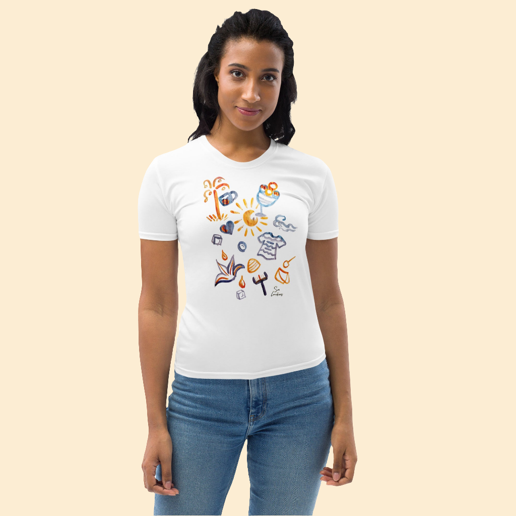 T-shirt pour Femme ''Un été à la plage'' Été 2025
