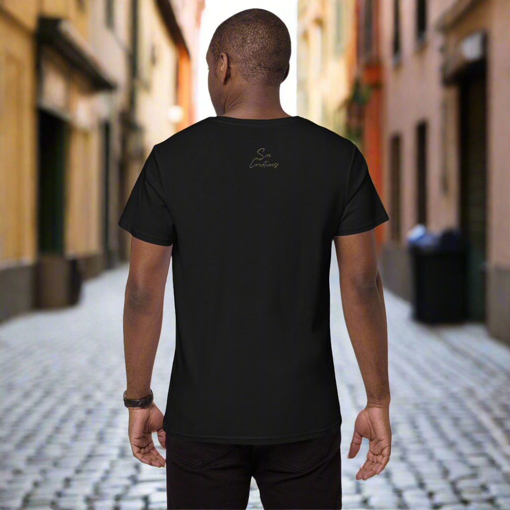 T-shirt Premium en 100% Coton homme Scan Text' 2025 "Écoute ton coeur'' Summer Times