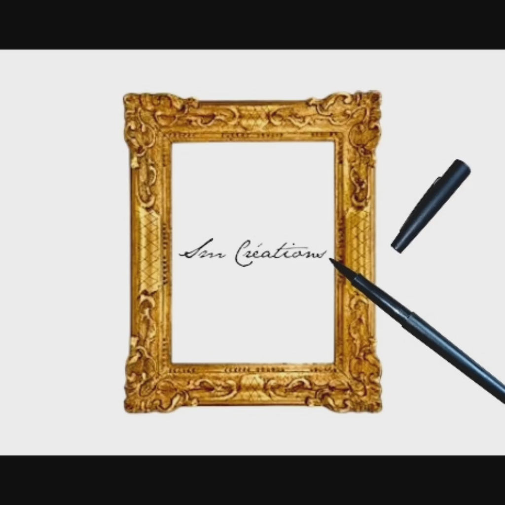 Tableau d'ambiance Art Lover ''Salle des lettres'' Exemplaire unique signé avec certificat d'authenticité/ Année 2026