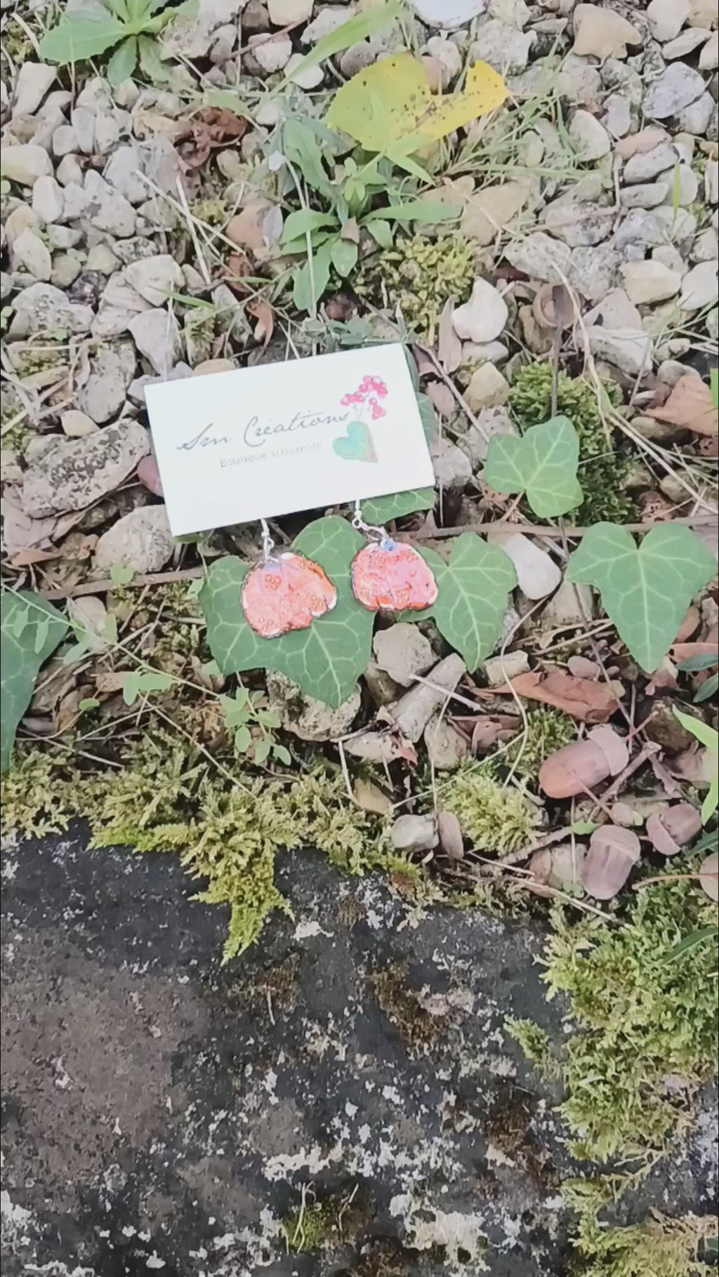 Boucle d'oreille Arte | ''Citrouillette'' | 95%Natural