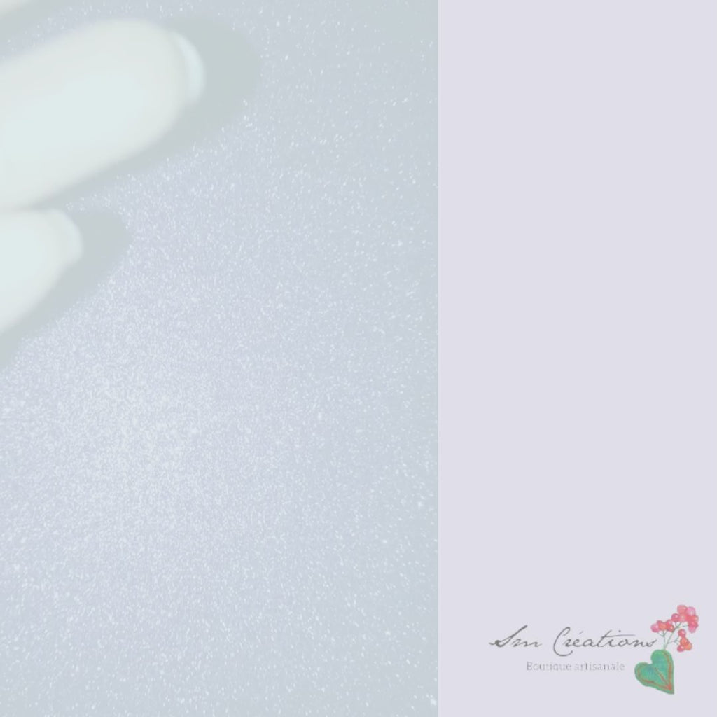 Boucle d'oreille artistique |''L'envol 💜 ''| 95% Naturel Fais Main - Arte chic