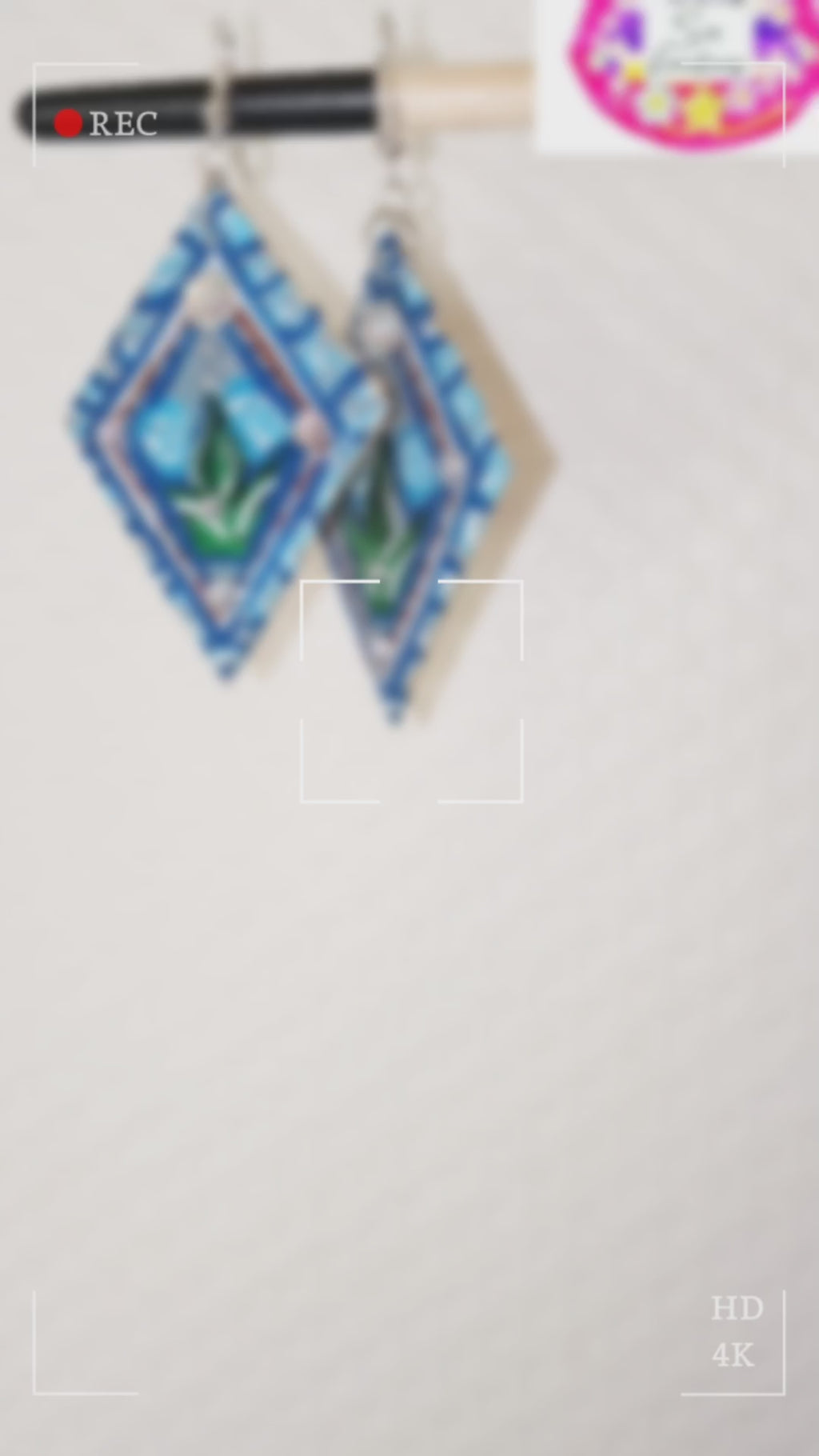 Boucle d'oreille Arte | 95%Naturel | Handmade with 💖