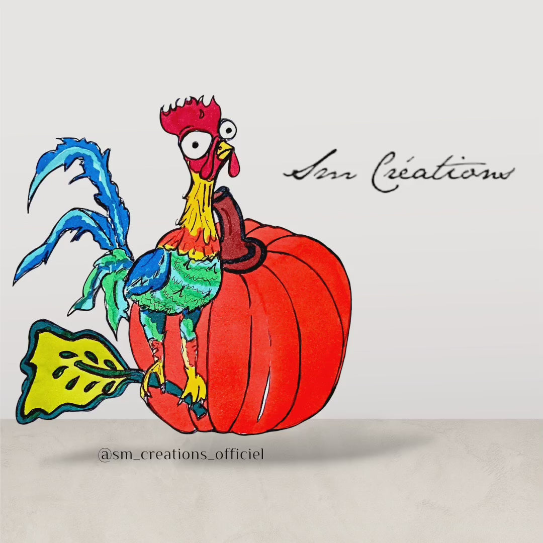 Boucle d'oreille Arte | ''Allô Oui Ne (tkt pas)'' 95% Naturel