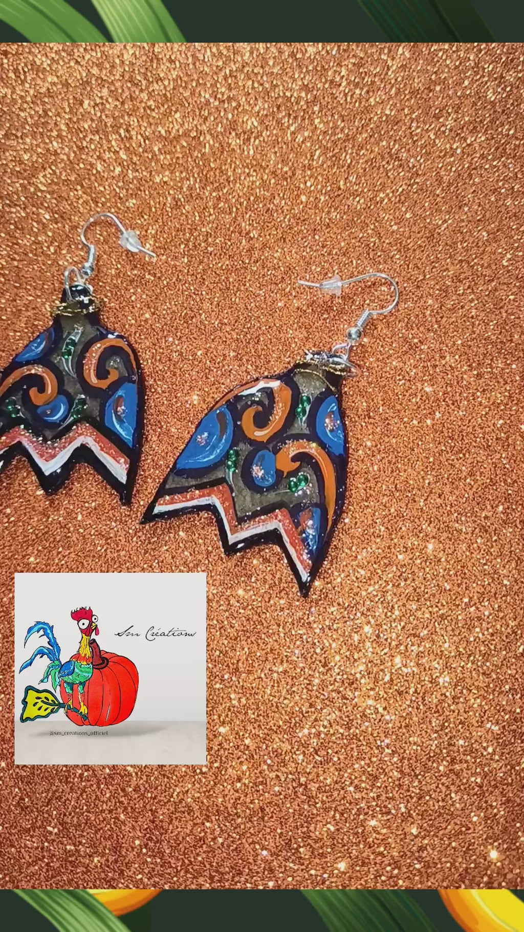 Boucle d'oreille Arte | ''Allô Oui Ne (tkt pas)'' 95% Naturel