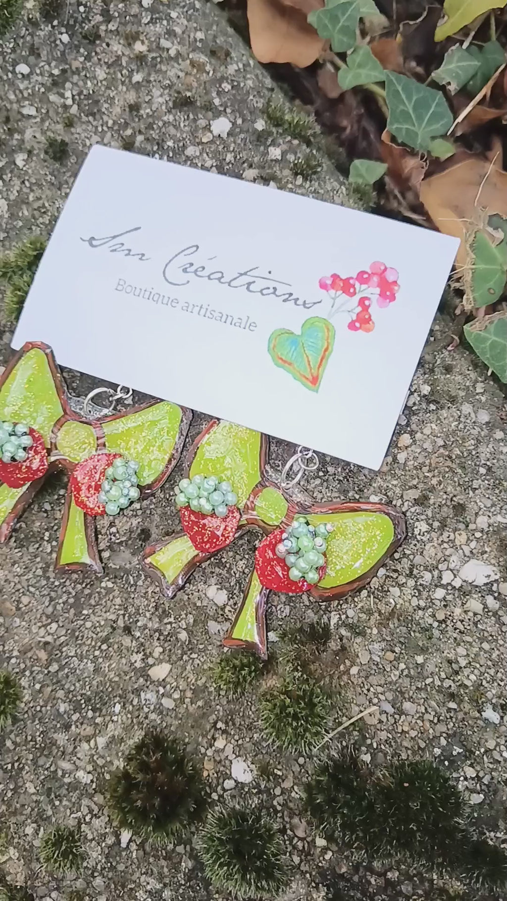 Boucle d'oreille Arte| ''Gift'' 95% Naturelle