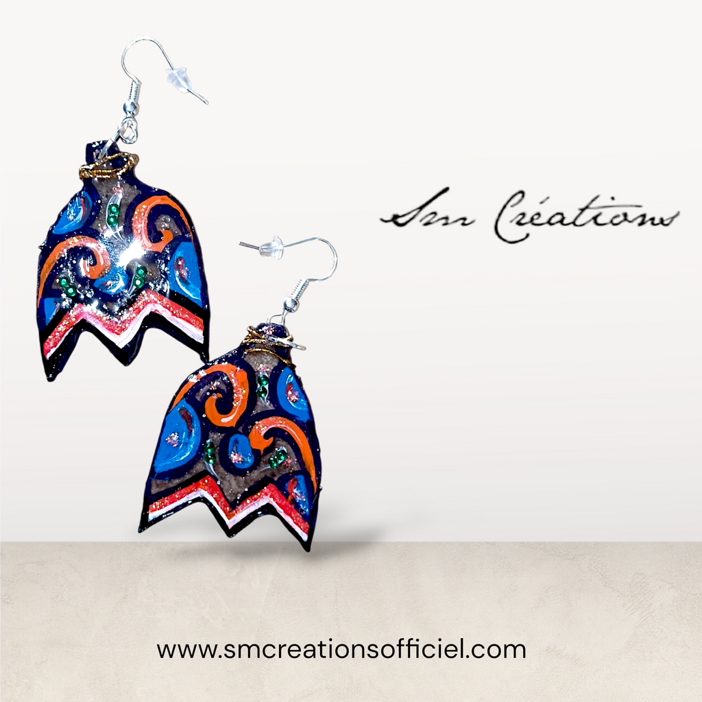 Boucle d'oreille Arte | ''Allô Oui Ne (tkt pas)'' 95% Naturel