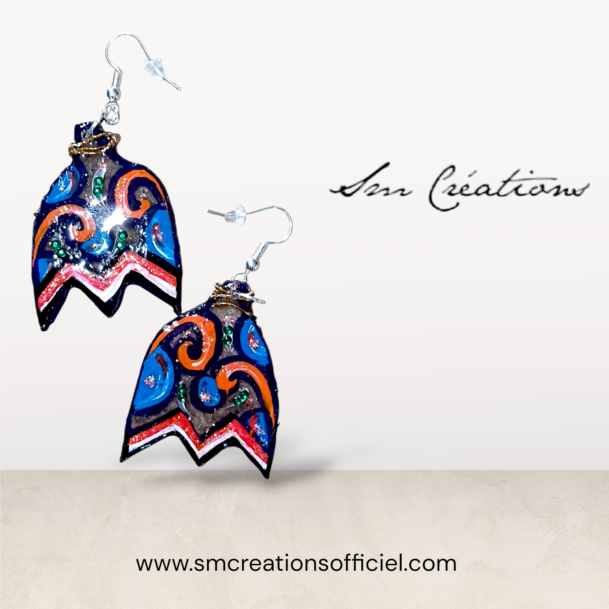 Boucle d'oreille Arte | ''Allô Oui Ne (tkt pas)'' 95% Naturel