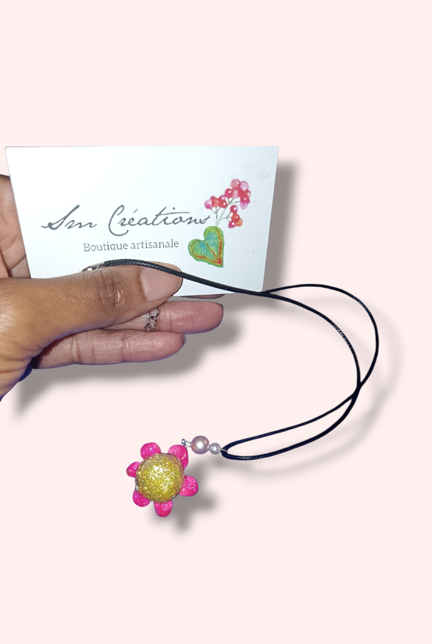 Collier Handmade ''Simple Glitter''