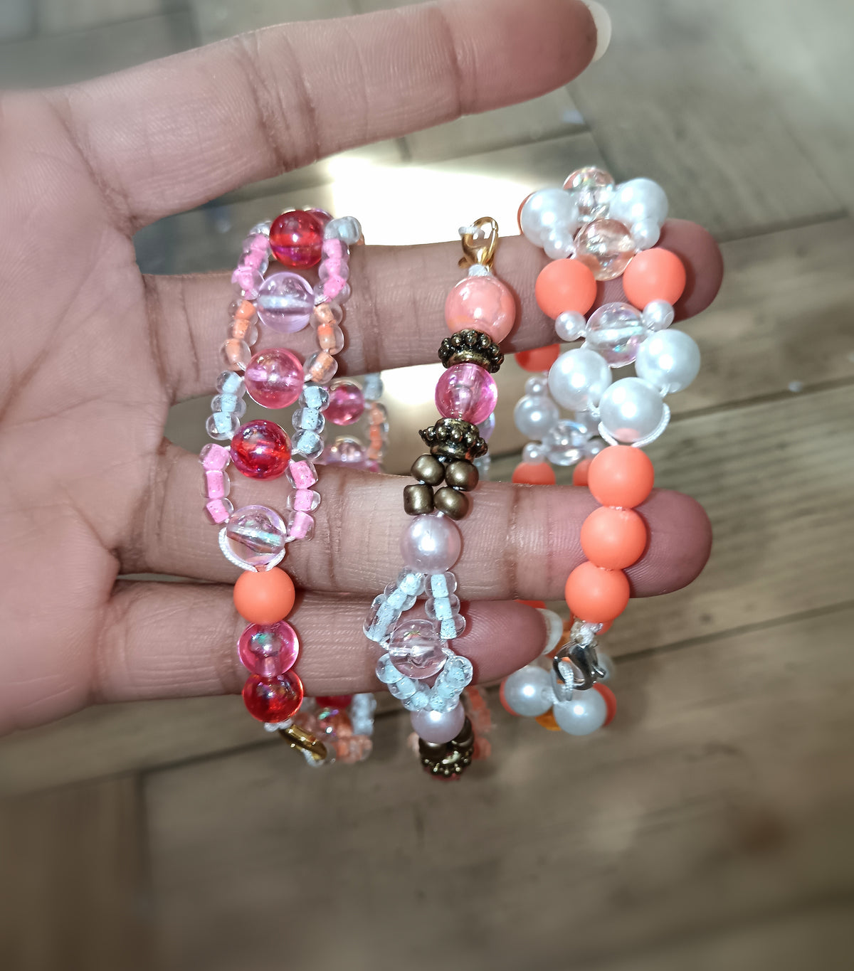 Bracelet Corail - Fabrication Artisanale Exemplaire unique