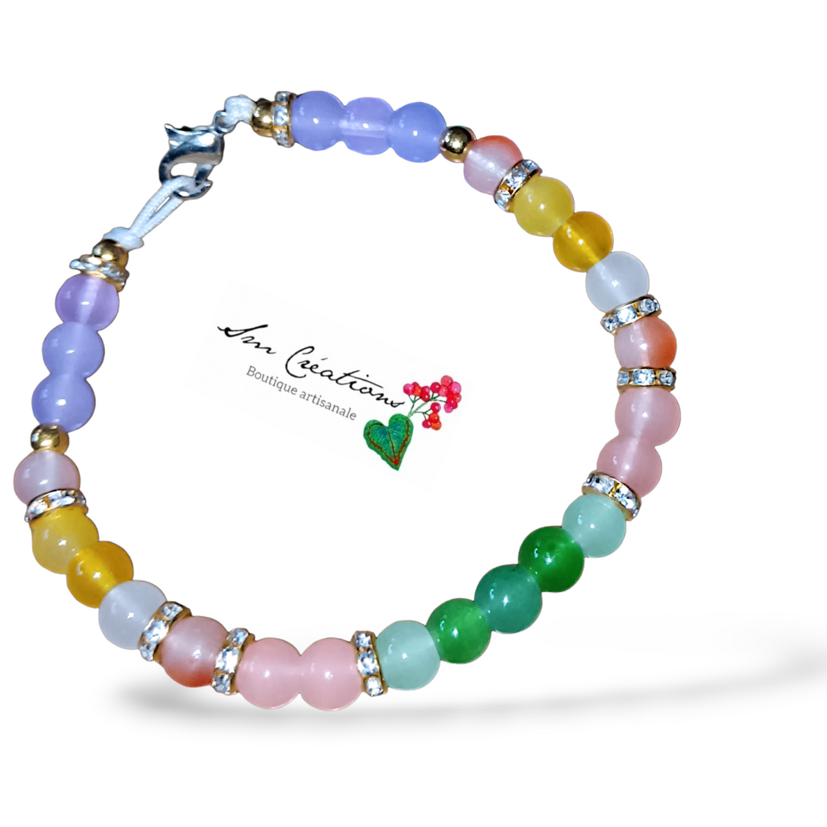 Bracelet unique - Couleur d'automne pastel