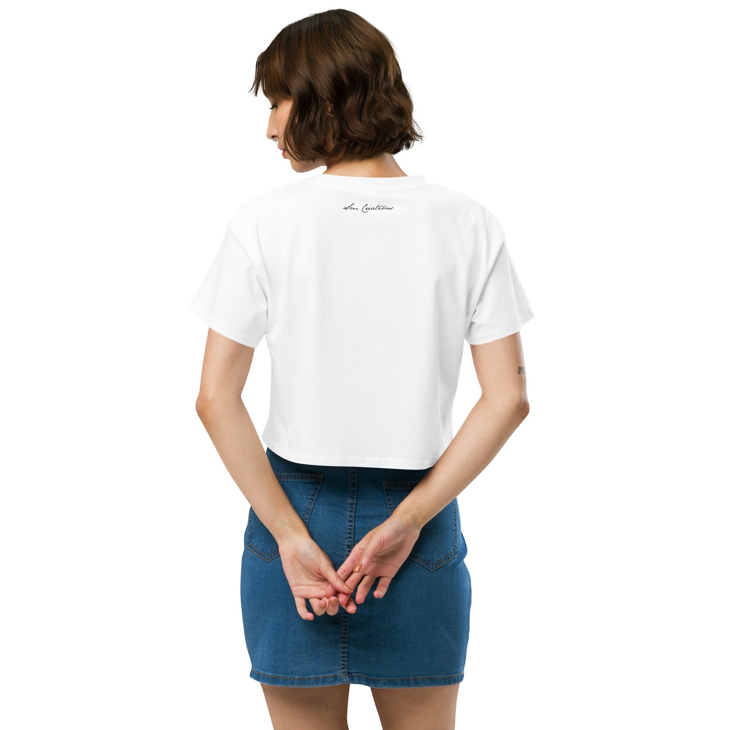 Crop top - Femme "Épicé" Edition limitée Design - Sm Creations 2025 Printemps Été