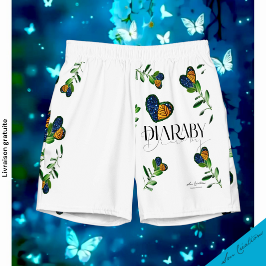 Short de bain Men/ Matière recyclé ''Diaraby'' Summer 2025