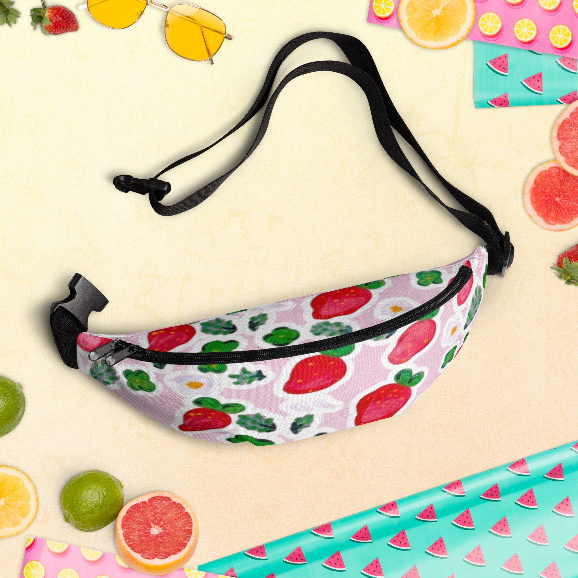 Sacoche de type ceinture à zip "Douceur de printemps" Sm Creations - Spring/ Summer 2025