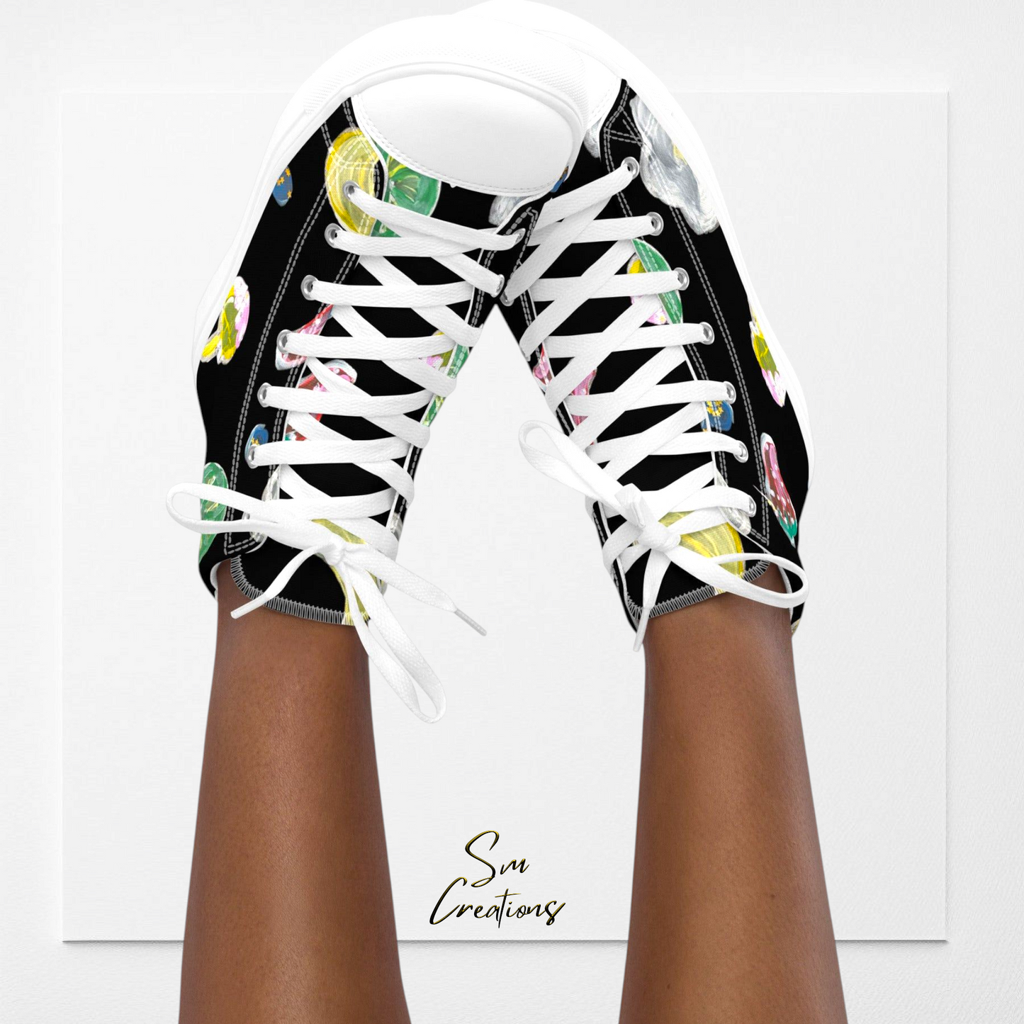 Baskets Montantes Femme ''Black Fruit'' Summer 2025
