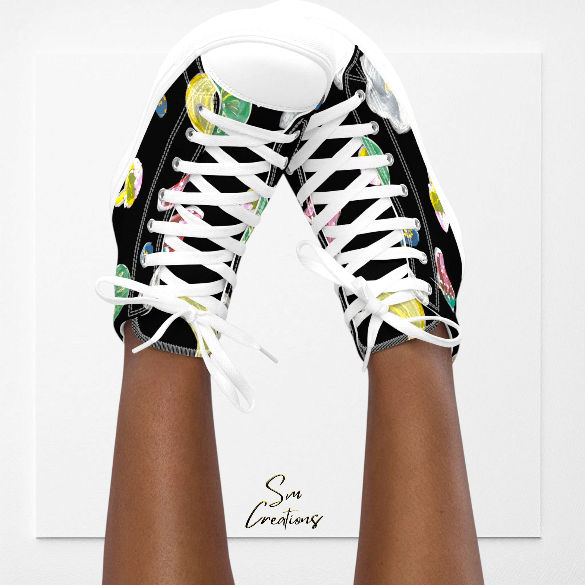 Baskets Montantes Femme ''Black Fruit'' Summer 2025