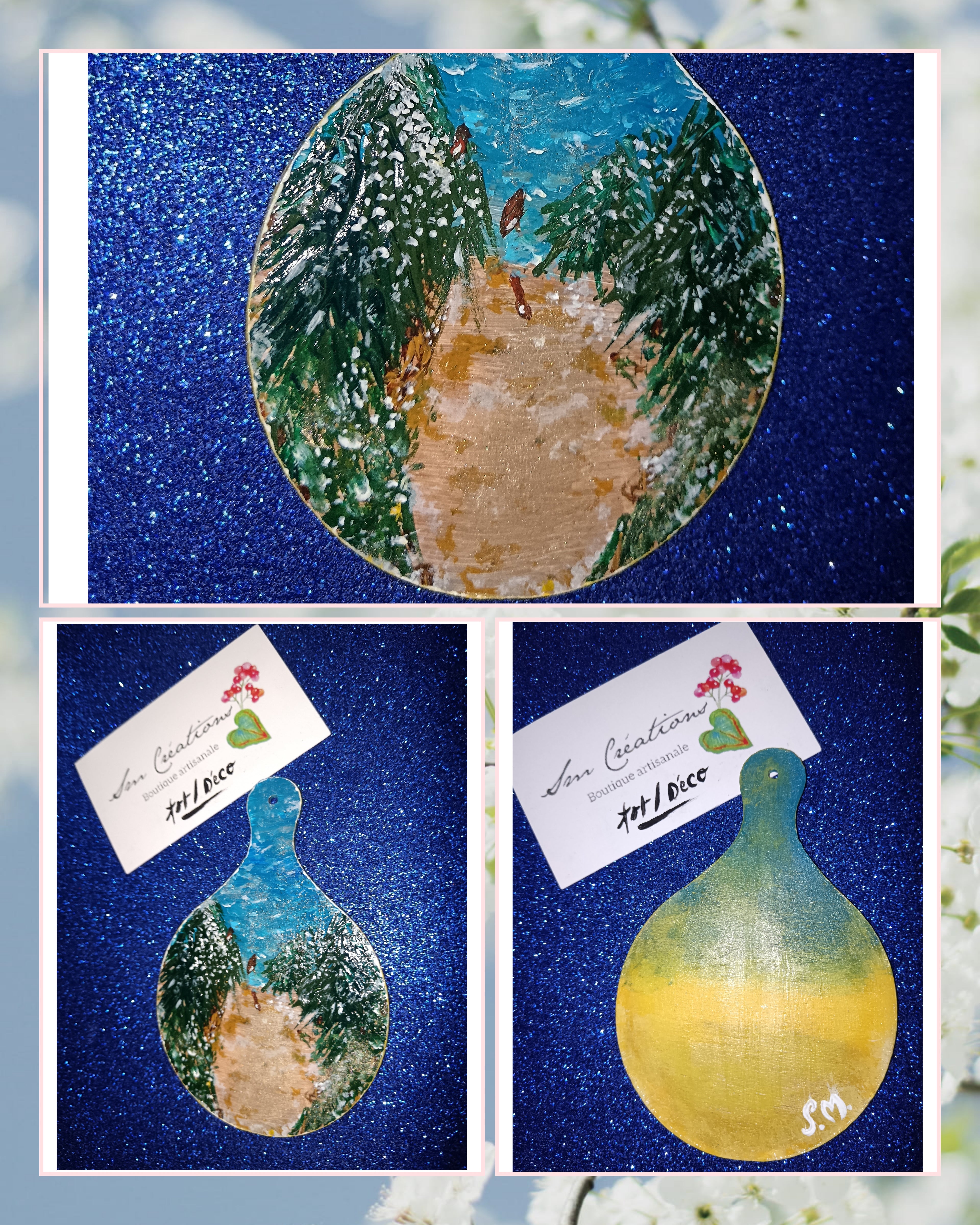 Peinture décoratif joviale ''𝖥𝗋𝖾𝖾𝗌𝖾''| Signé Sm