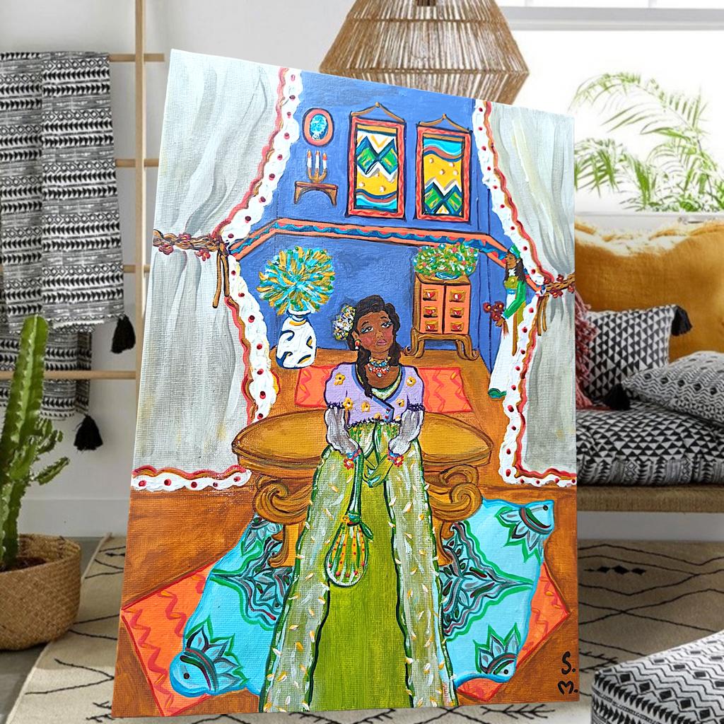 Tableau d'ambiance Art Lover ''Salle des lettres'' Exemplaire unique signé avec certificat d'authenticité/ Année 2026