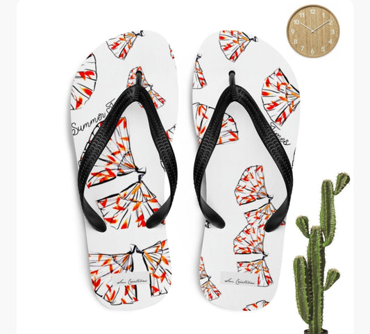 Tongs '' Summer Times '' Été 2025 Tendance Inédite
