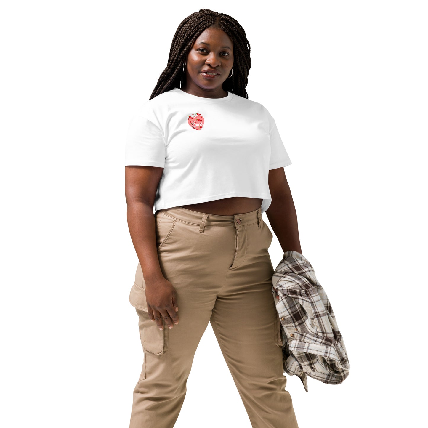 Crop top - Femme "Épicé" Edition limitée Design - Sm Creations 2025 Printemps Été