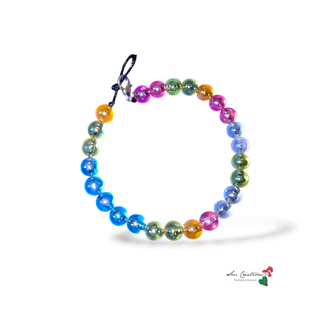 Bracelet Multi-Couleur irisé - Exemplaires uniques