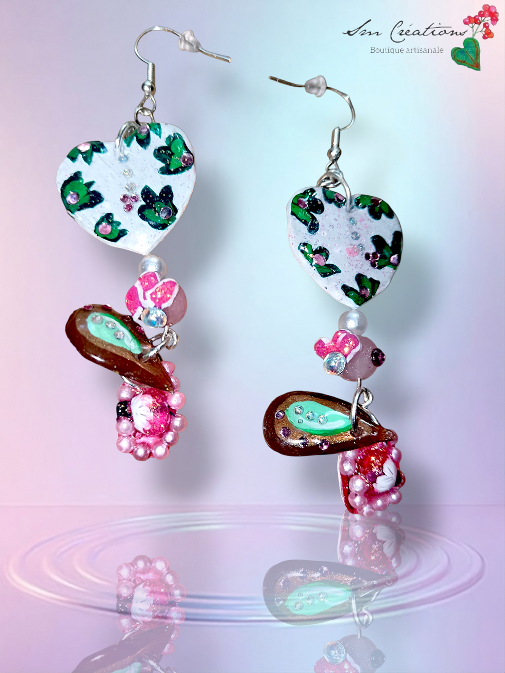 Boucle d'oreille Arte ''Célestine'' | 95% Naturel