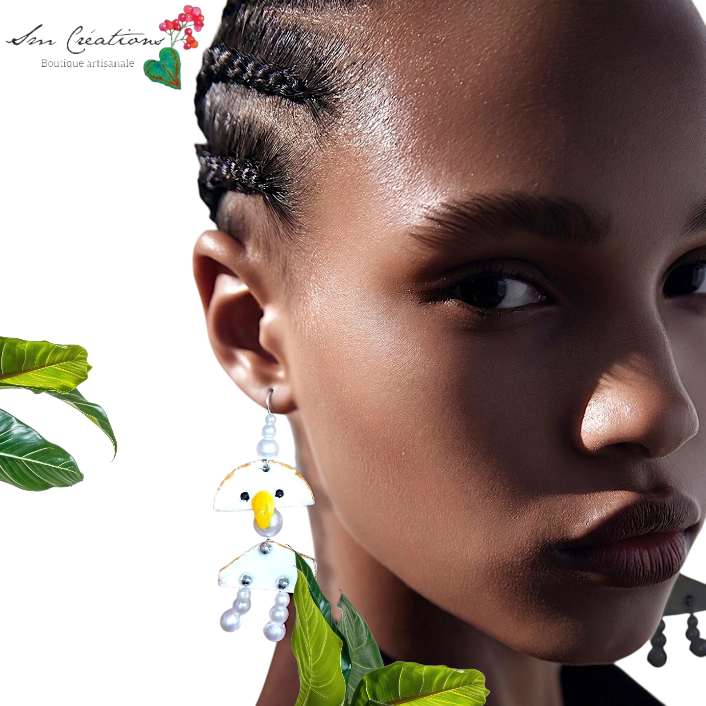 Boucle d'oreille artisanale | Arte| ''Piu Piu'' E25/26