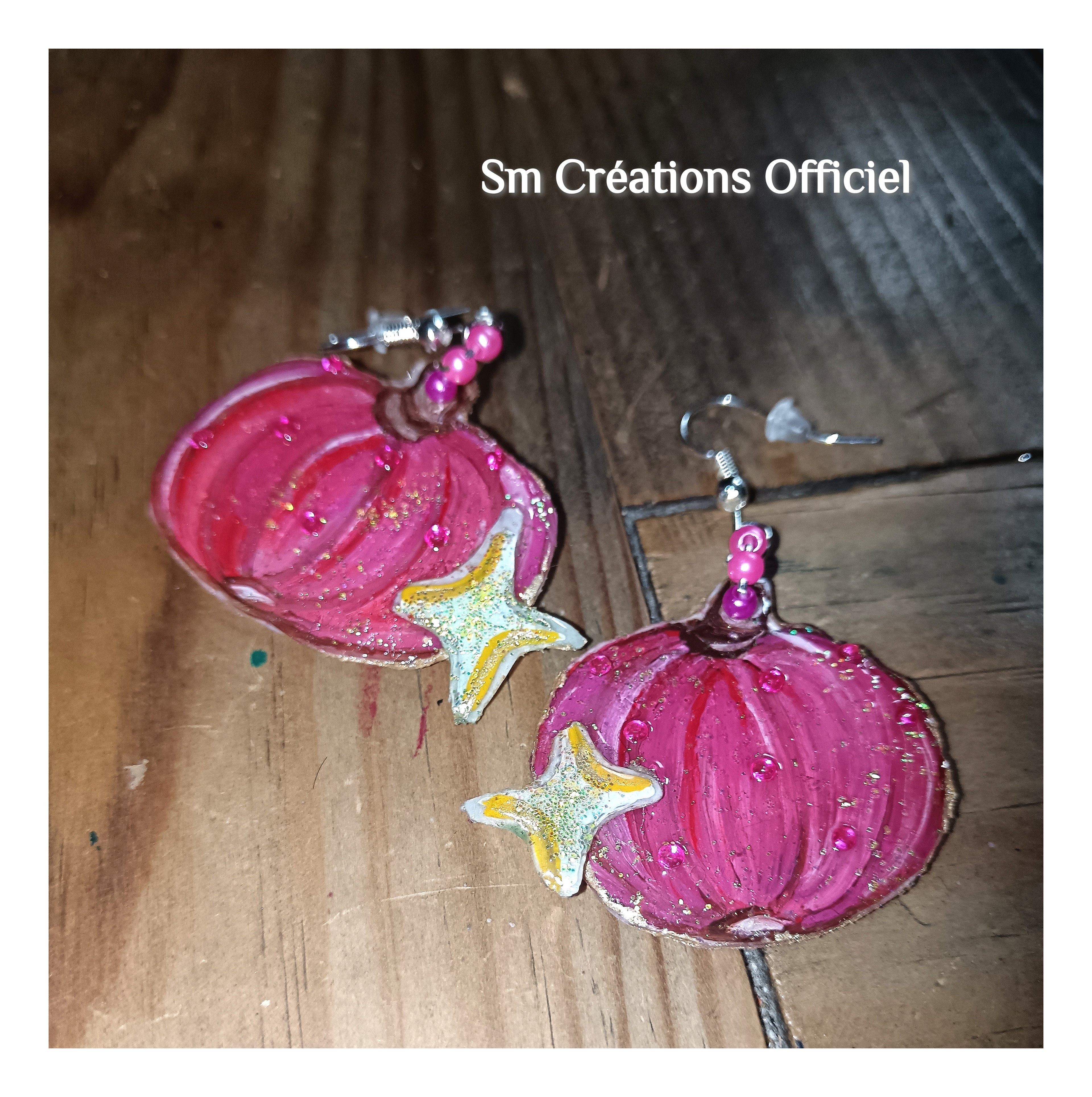 Boucle d'oreille artistique | Fin d'Octobre