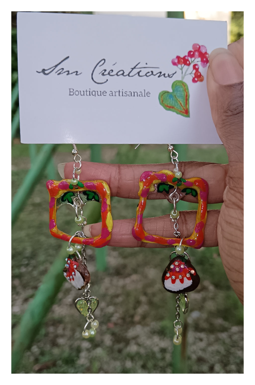 Boucle d'oreille Arte| ''Stop écran '' 95% Naturelle