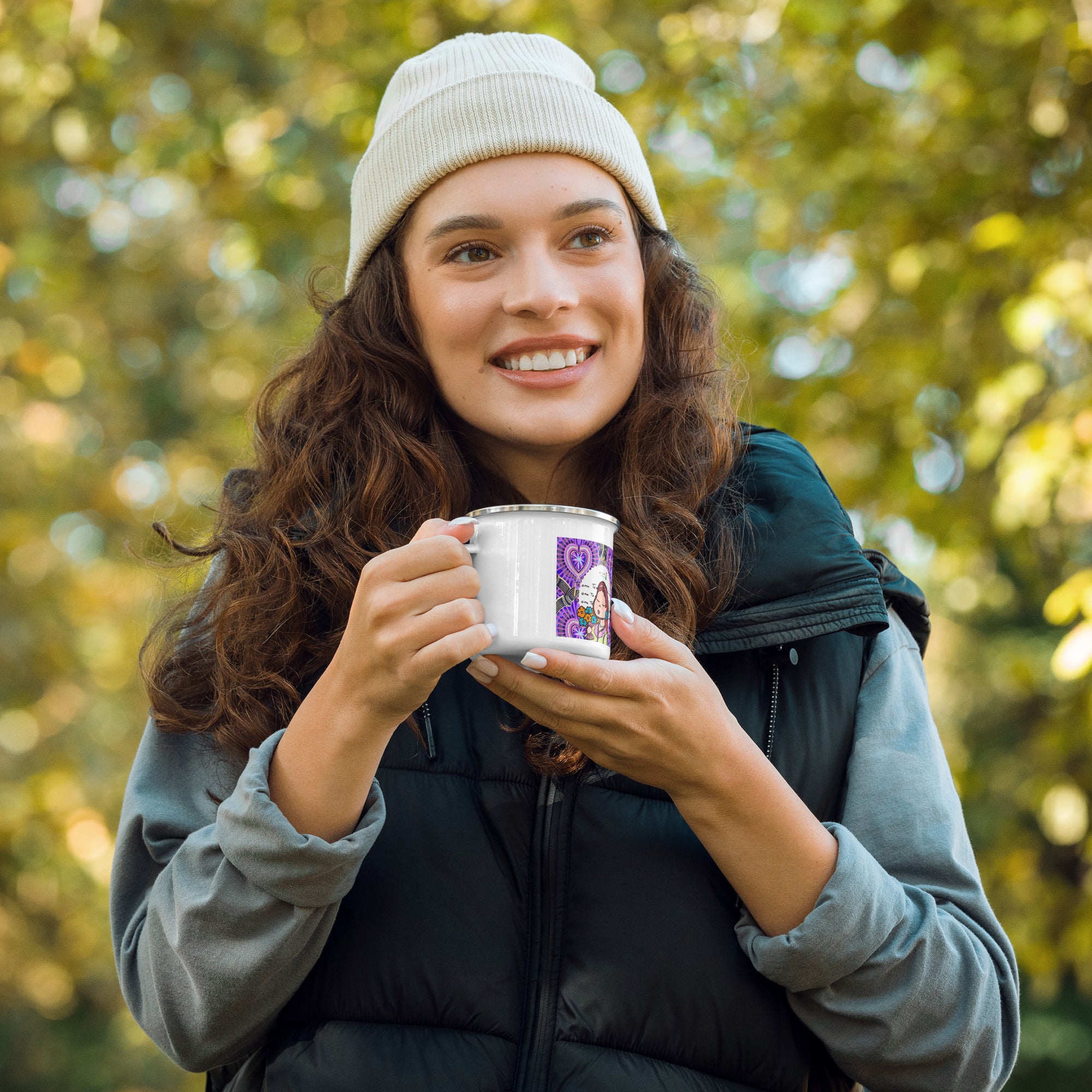 Mug émaillé Special Doux Messages "Te amo - Personnage Petite Mama Design 2025" Idées Cadeaux