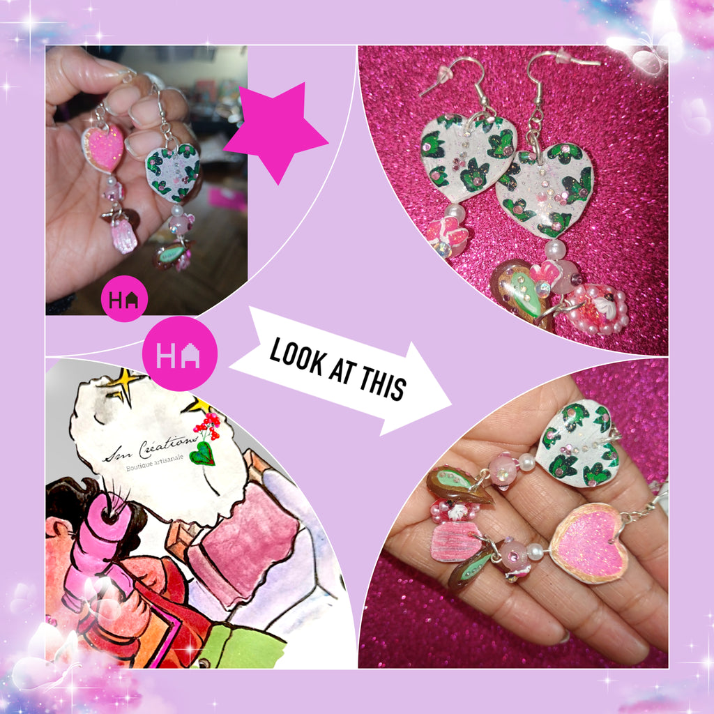 Boucle d'oreille Arte ''Célestine'' | 95% Naturel